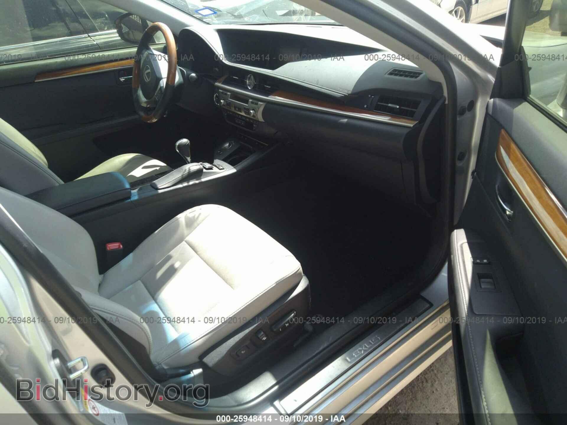 2013 LEXUS ES - VIN: JTHBW1GG5D2029647 - Фото 5