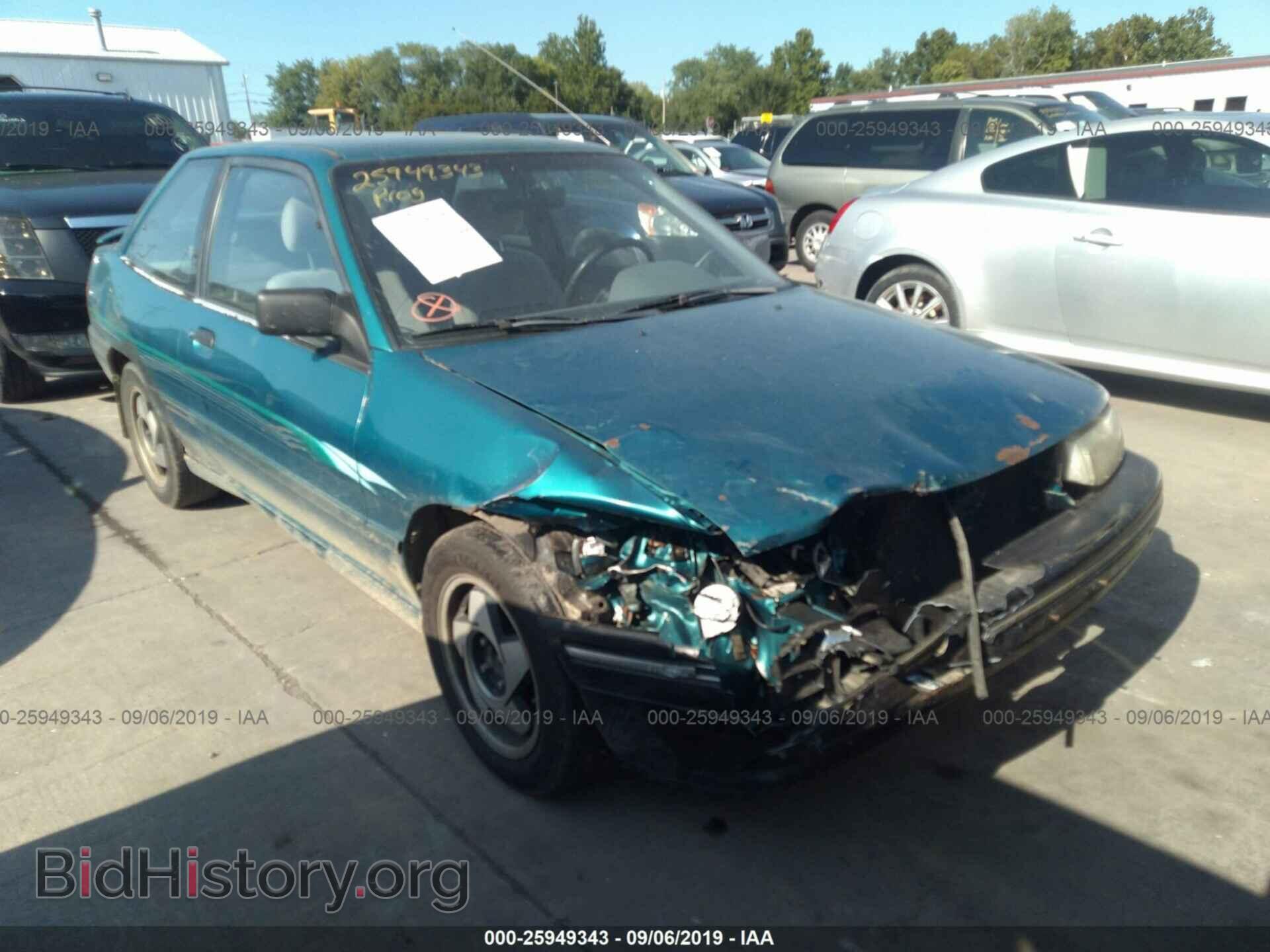Photo 1FAPP1288PW150339 - FORD ESCORT 1993