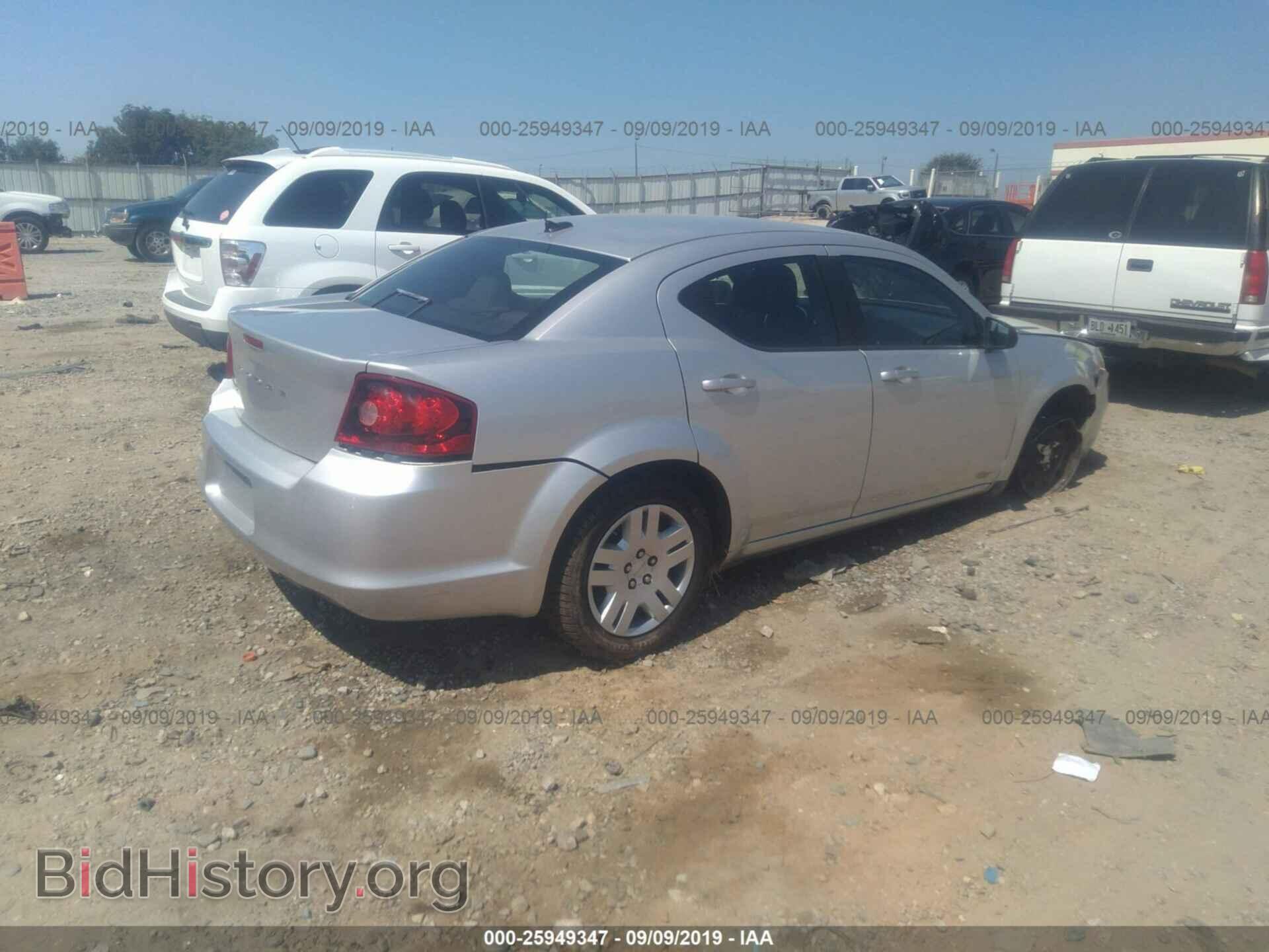 2012 DODGE AVENGER - VIN: 1C3CDZAB4CN103066 - Фото 4