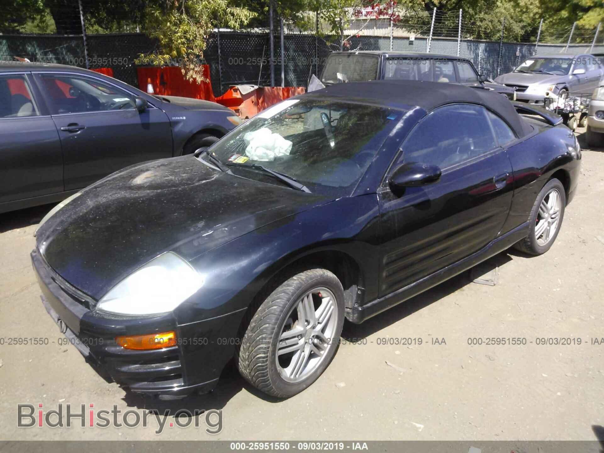 2003 MITSUBISHI ECLIPSE - VIN: 4A3AE55HX3E167813 - Photo 2