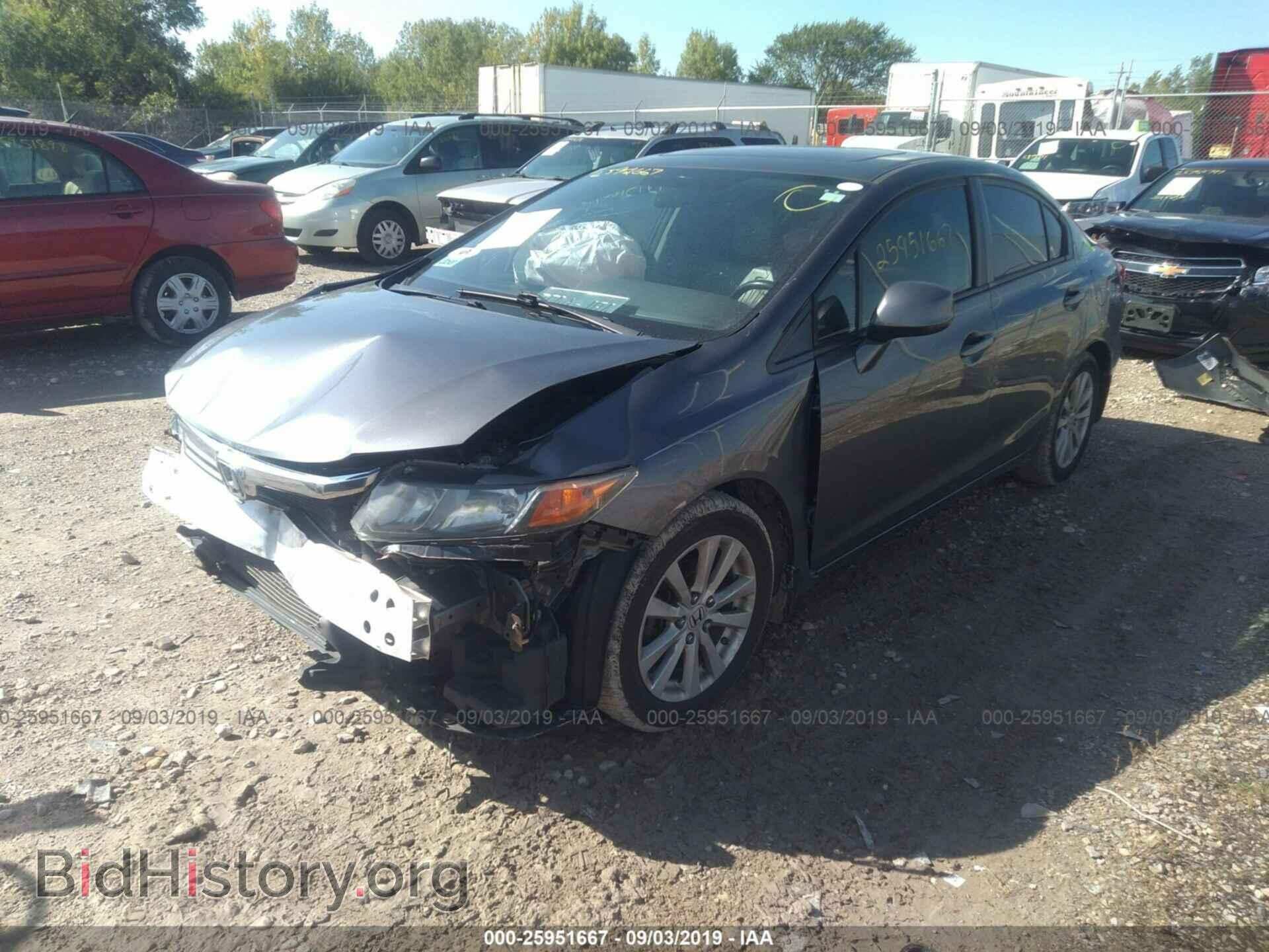 2012 HONDA CIVIC - VIN: 19XFB2F98CE032115 - Photo 2