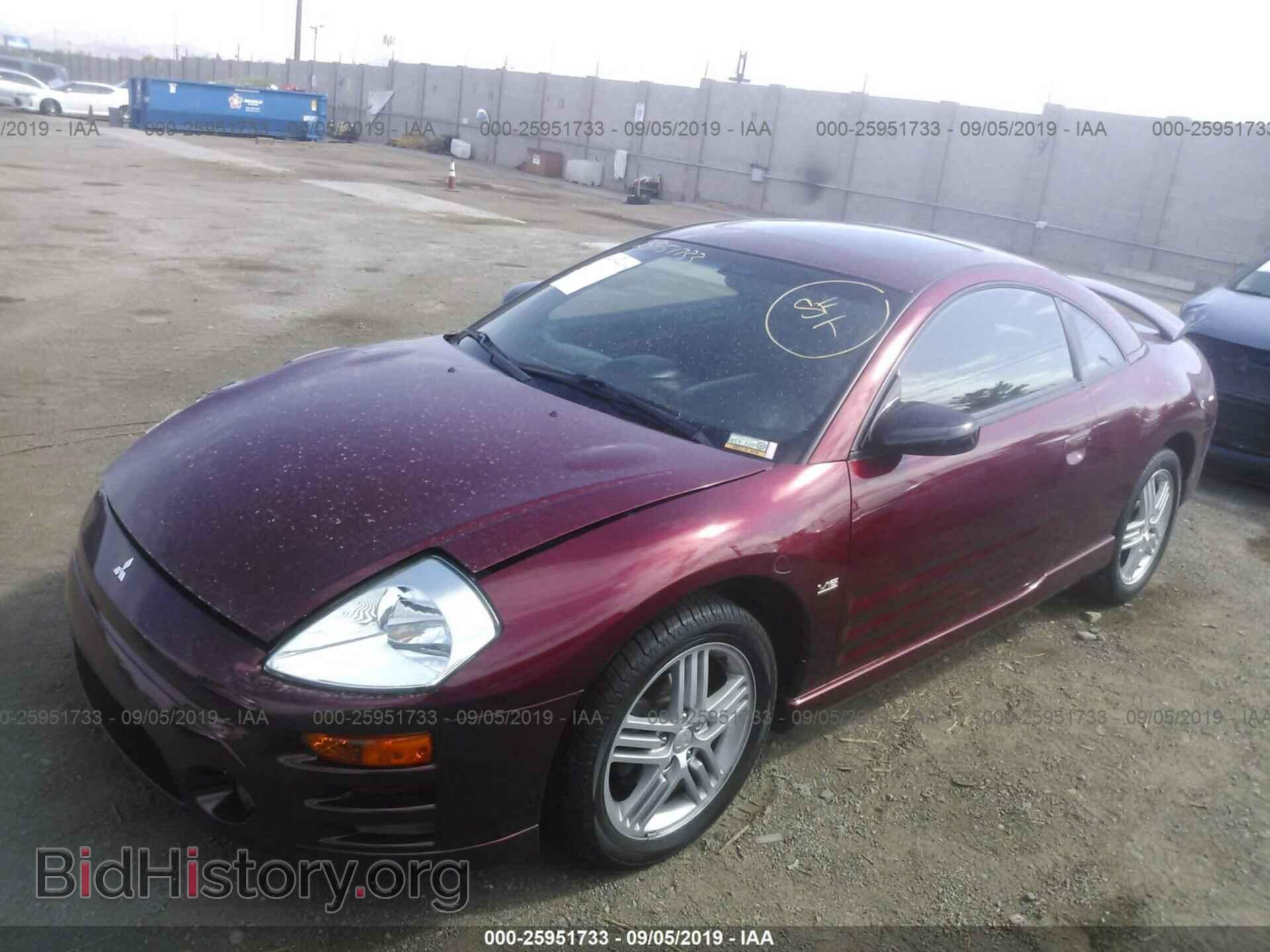 2004 MITSUBISHI ECLIPSE - VIN: 4A3AC84H14E066038 - Фото 2
