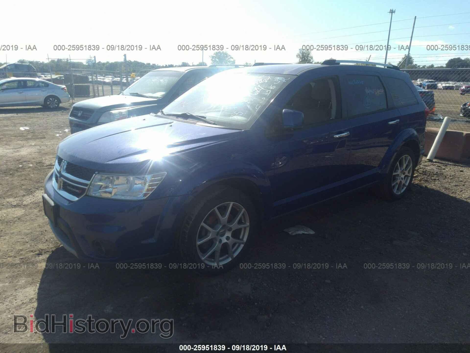 2012 DODGE JOURNEY - VIN: 3C4PDCDG7CT367741 - Фото 2