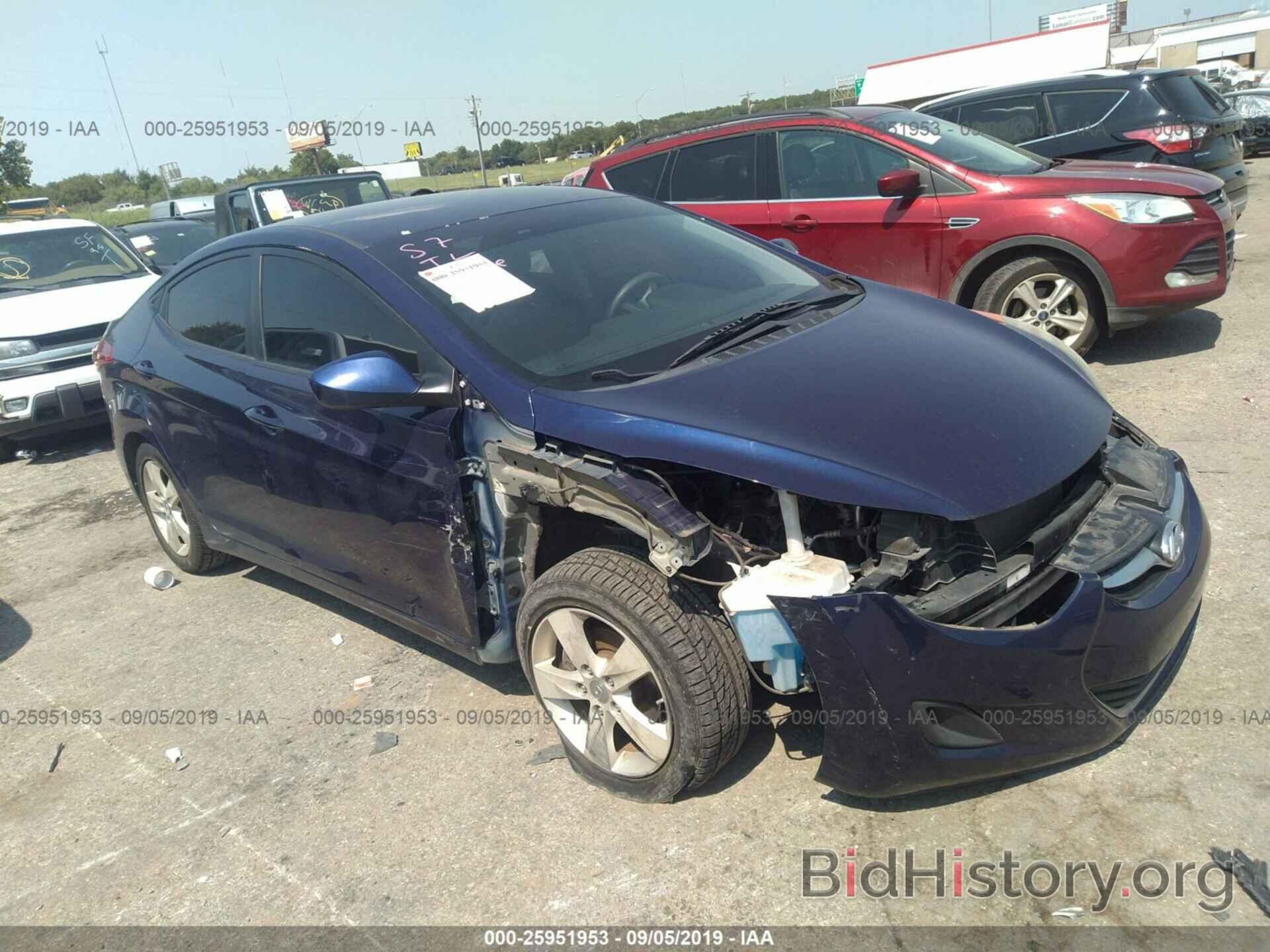 Photo 5NPDH4AE3BH058332 - HYUNDAI ELANTRA 2011