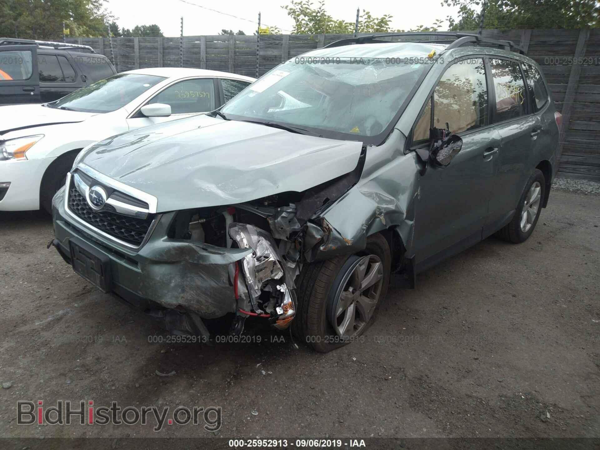 2015 SUBARU FORESTER - VIN: JF2SJABC1FH450626 - Фото 2