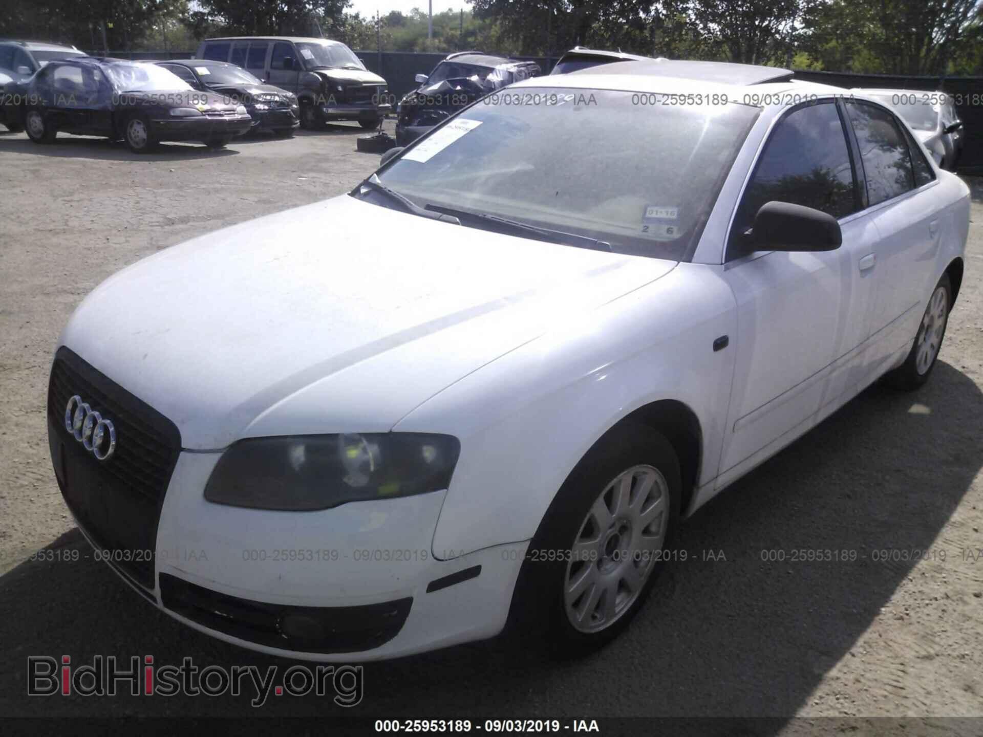 2007 AUDI A4 - VIN: WAUAF78E27A084402 - Фото 2