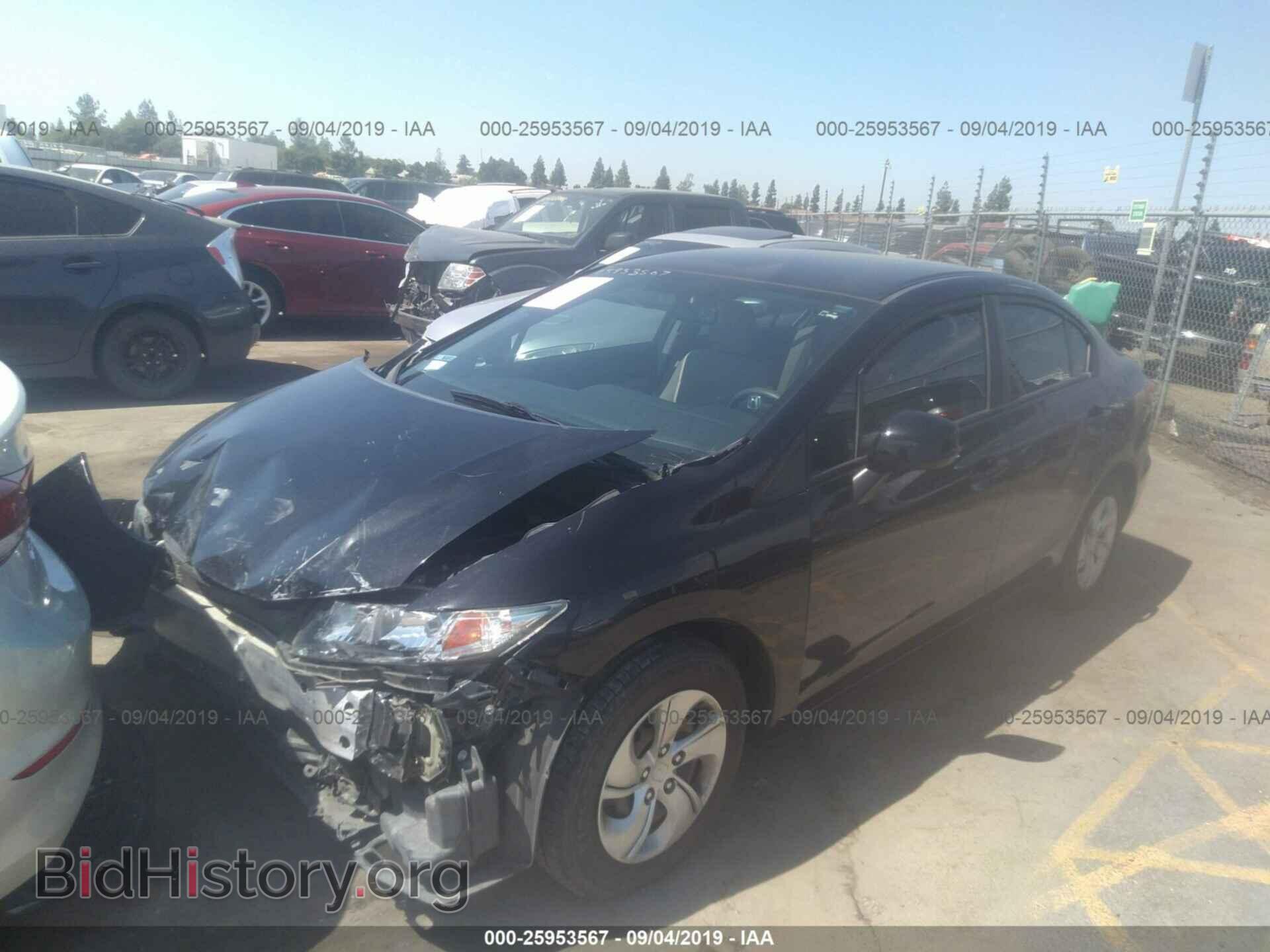 2013 HONDA CIVIC - VIN: 2HGFB2F53DH501356 - Фото 2
