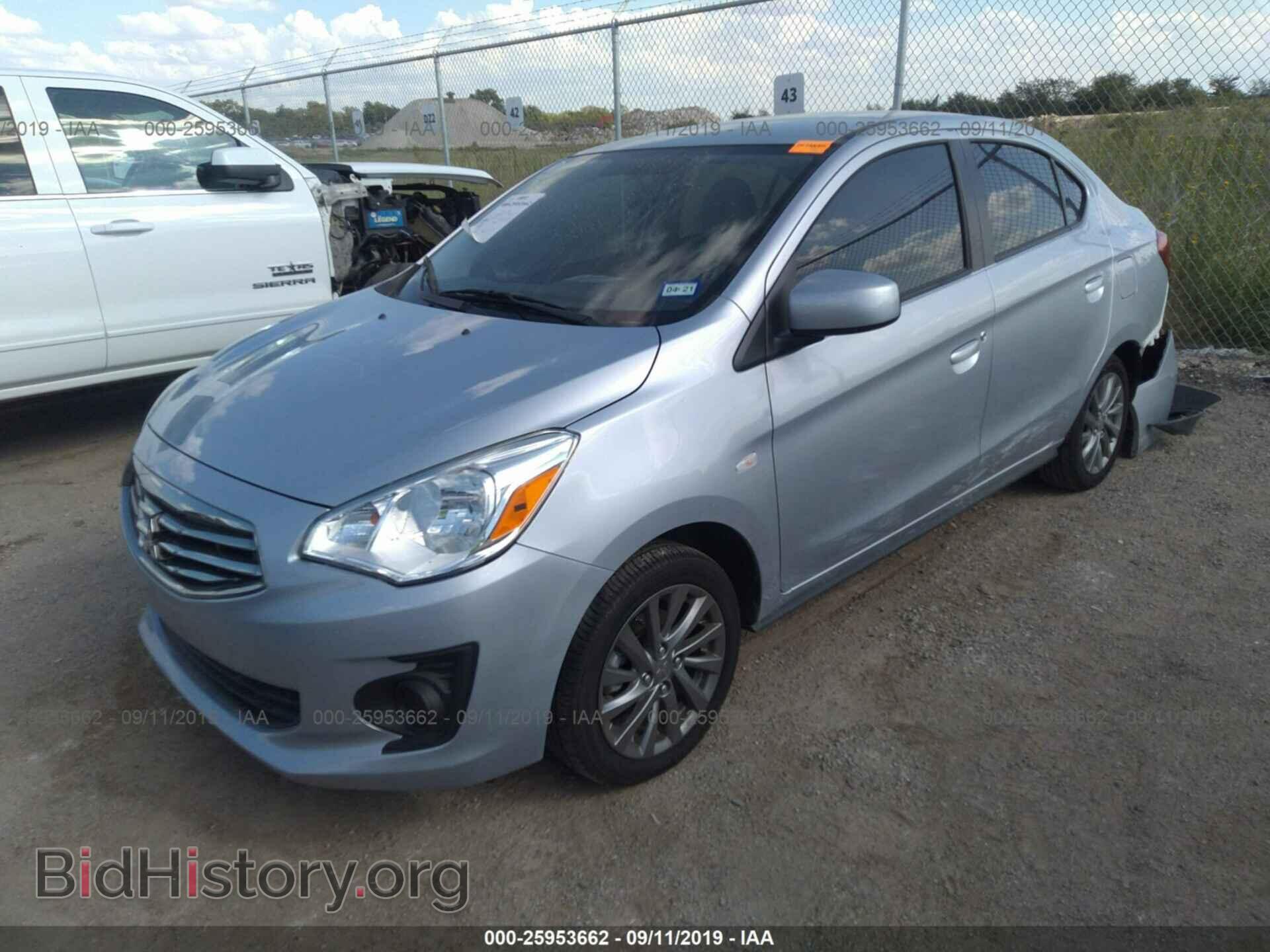2019 MITSUBISHI MIRAGE - VIN: ML32F3FJ2KHF11101 - Фото 2