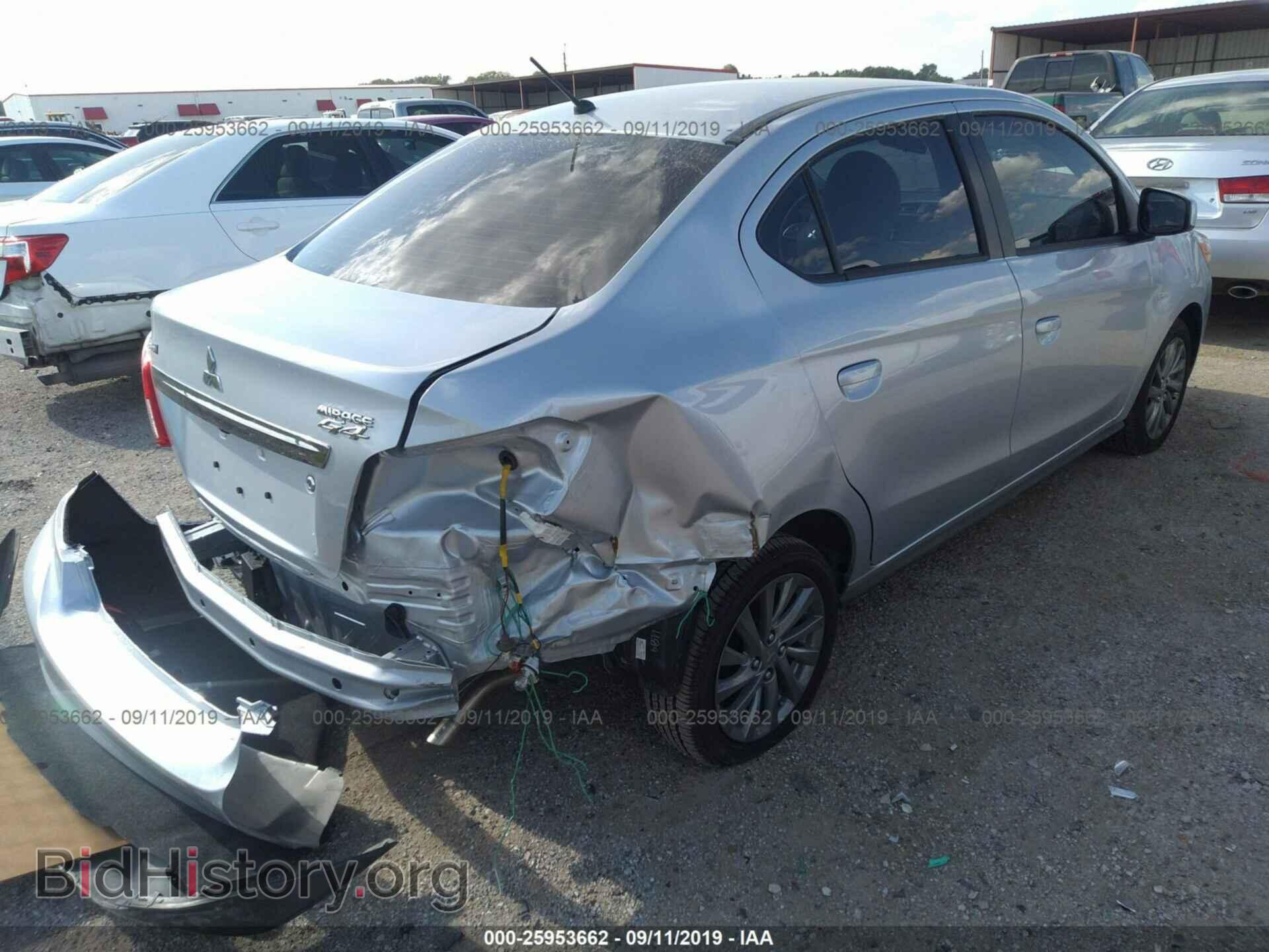2019 MITSUBISHI MIRAGE - VIN: ML32F3FJ2KHF11101 - Фото 4