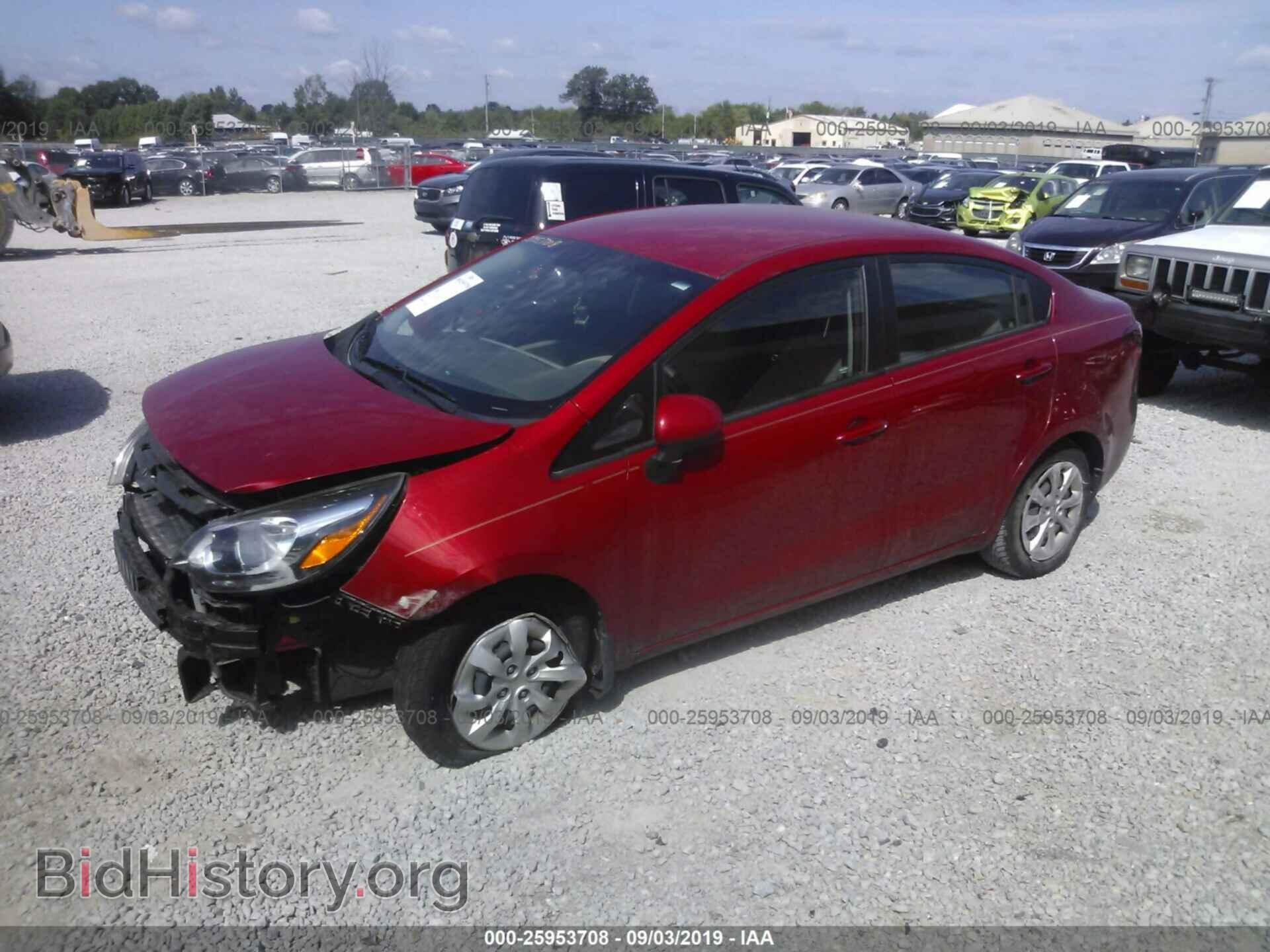 2015 KIA RIO - VIN: KNADM4A31F6427079 - Фото 2