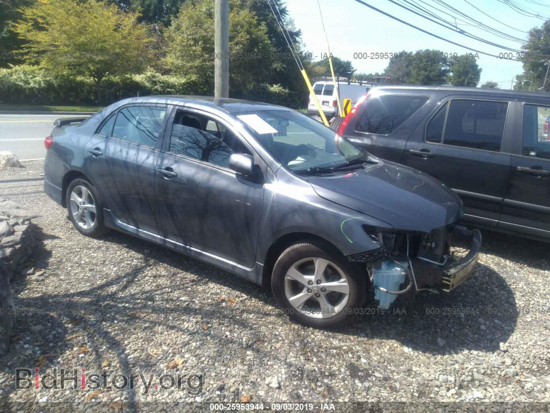 Photo 2T1BU4EE8CC809460 - TOYOTA COROLLA 2012