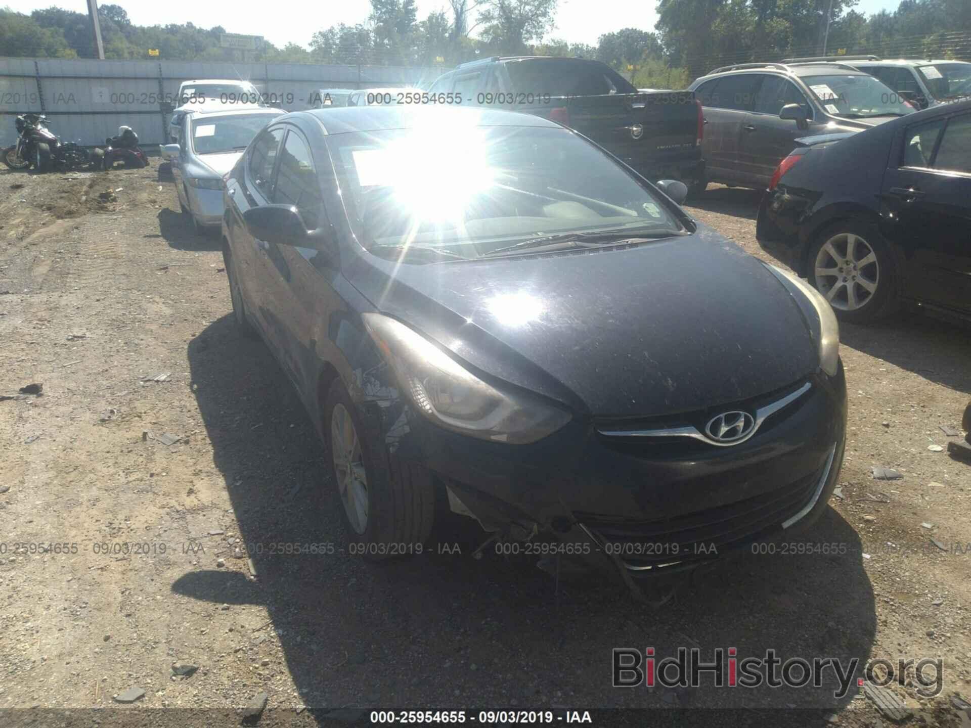 Photo KMHDH4AE4EU074657 - HYUNDAI ELANTRA 2014