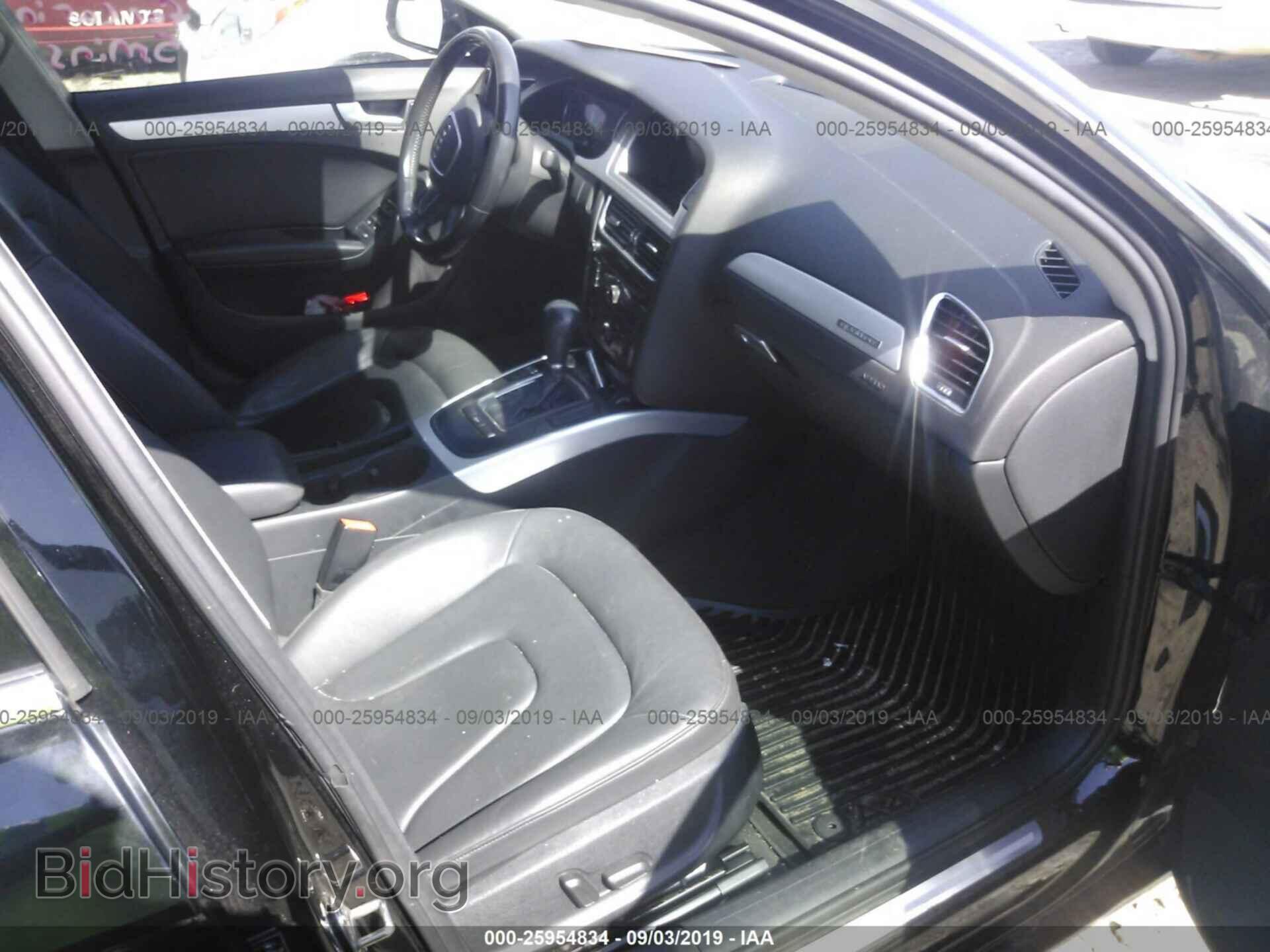 2012 AUDI A4 - VIN: WAUBFAFL9CA116808 - Фото 5