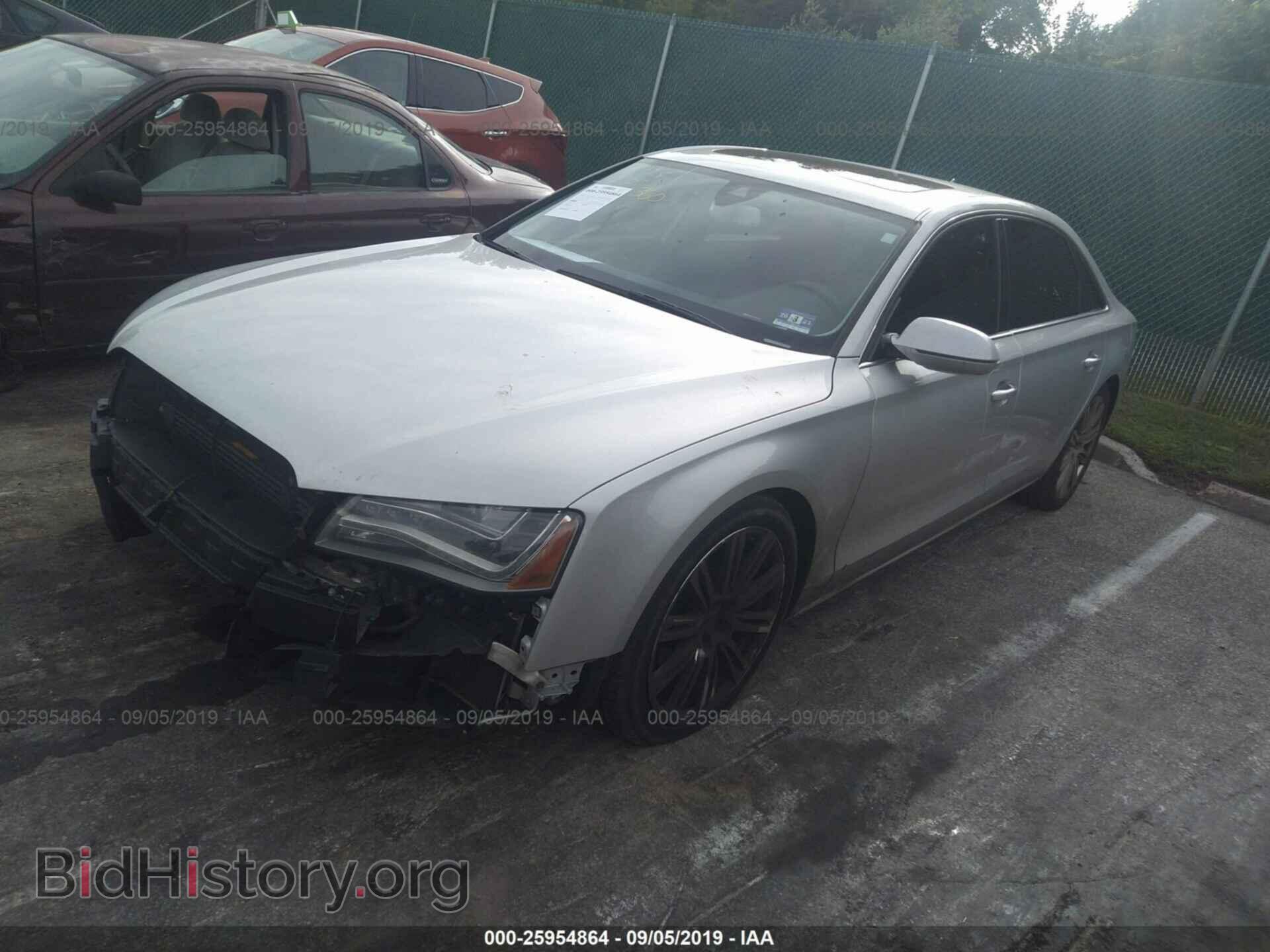 2013 AUDI A8 - VIN: WAUR2AFD5DN017738 - Фото 2