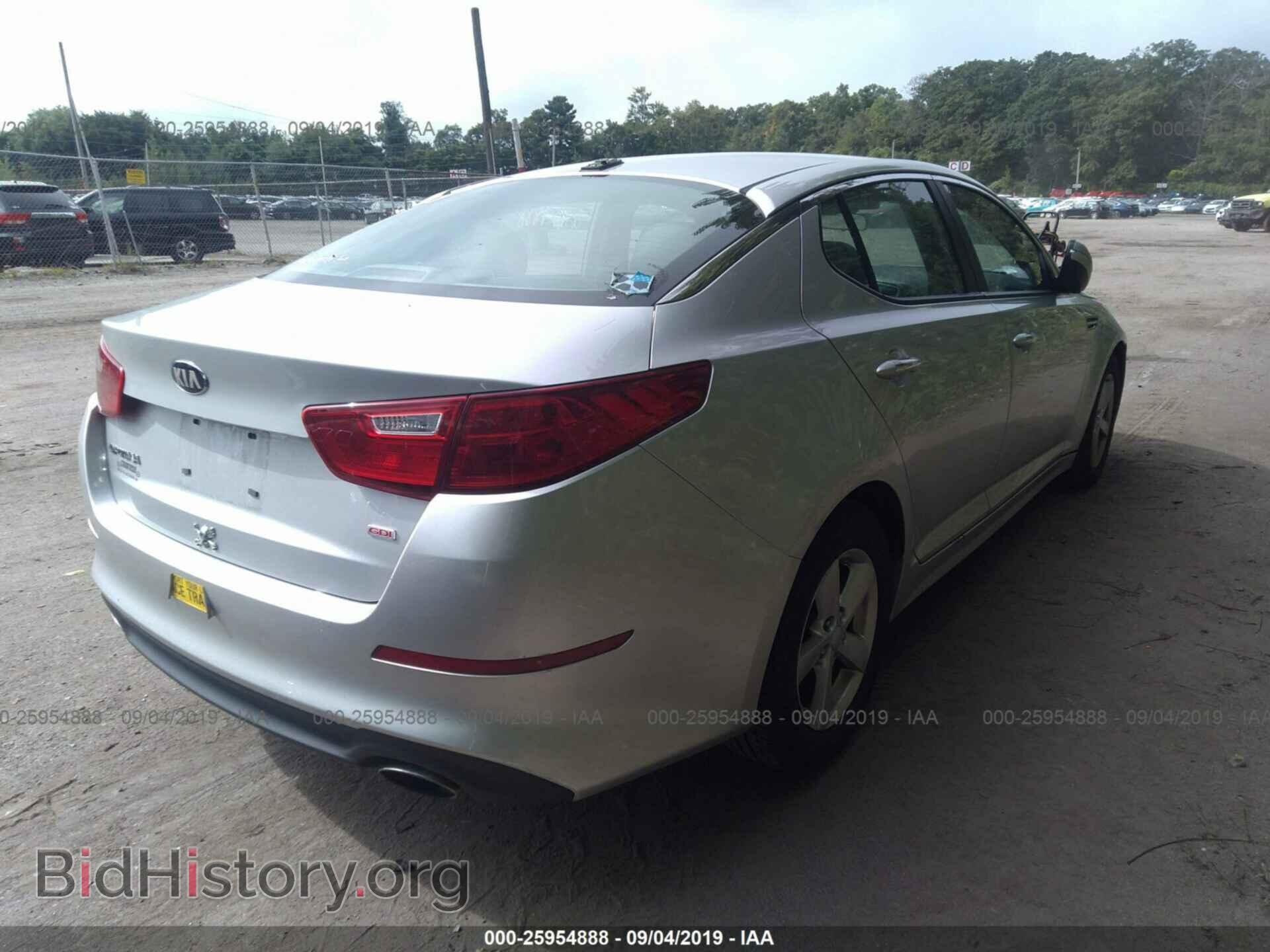 2014 KIA OPTIMA - VIN: KNAGM4A71E5518907 - Photo 4
