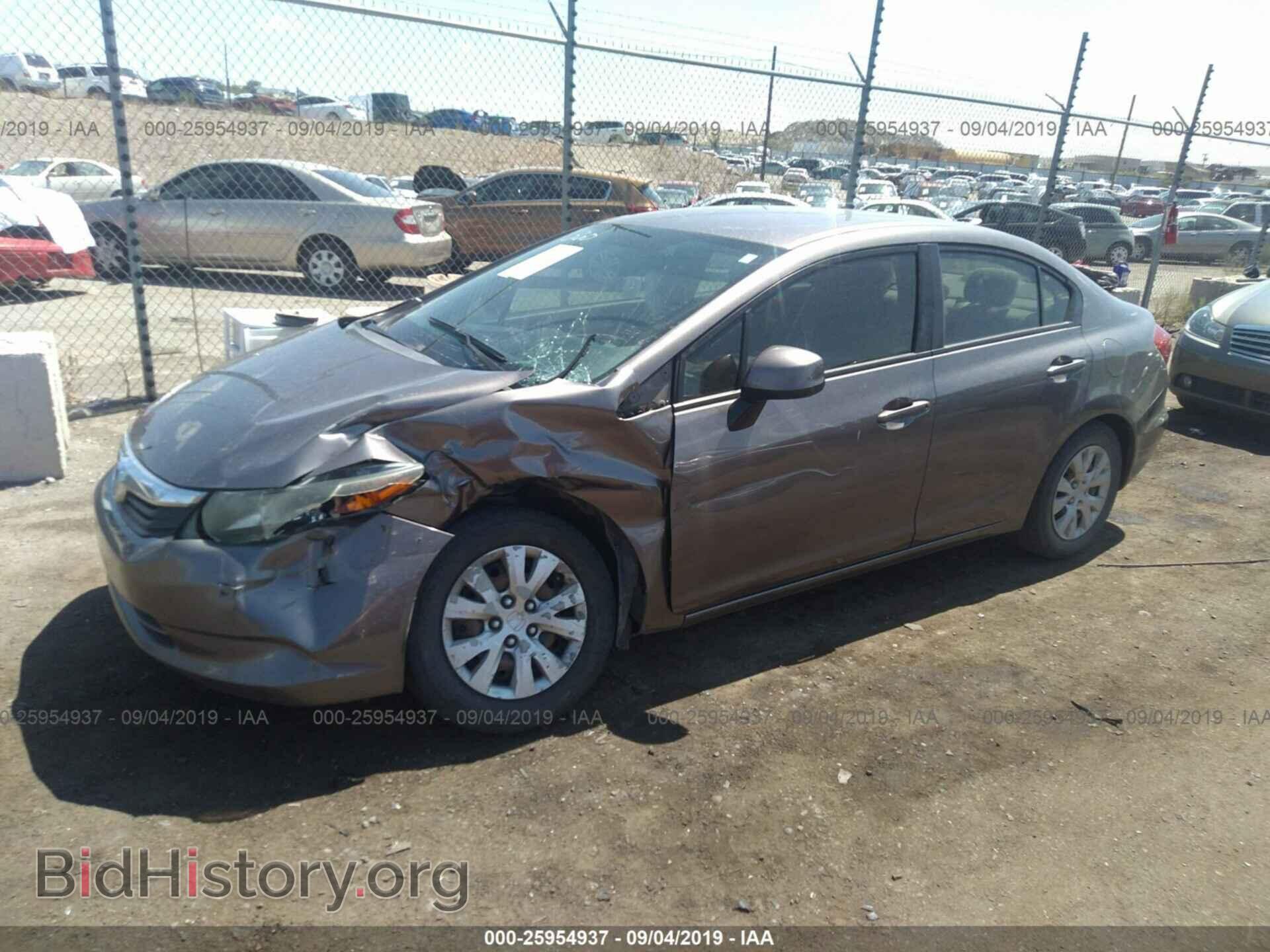 2012 HONDA CIVIC - VIN: 2HGFB2F55CH549939 - Photo 2