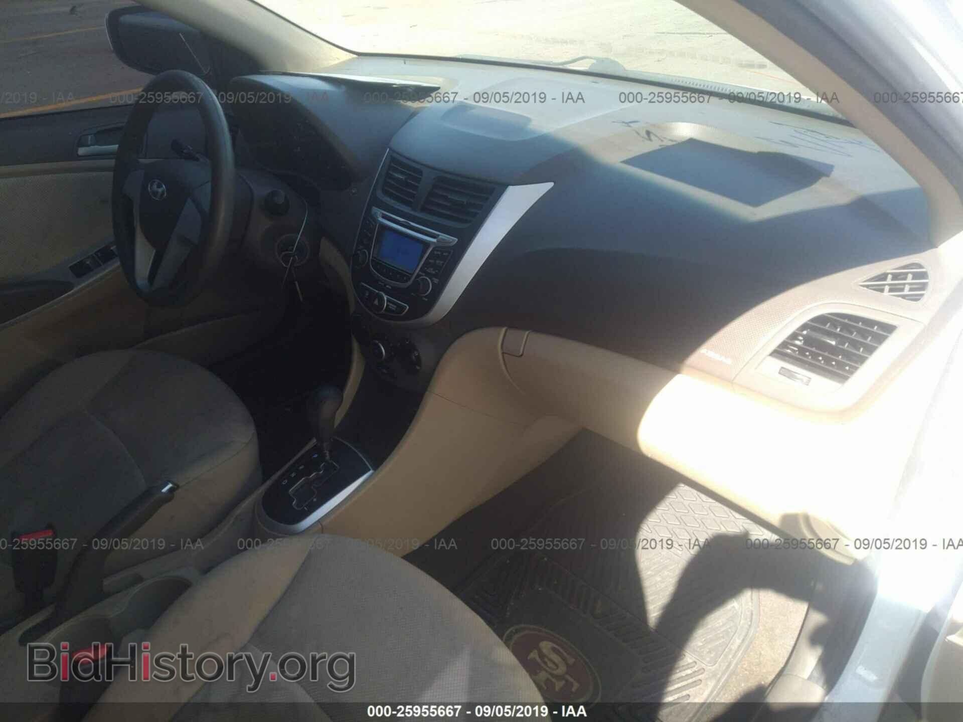 2012 HYUNDAI ACCENT - VIN: KMHCT4AEXCU212029 - Фото 5