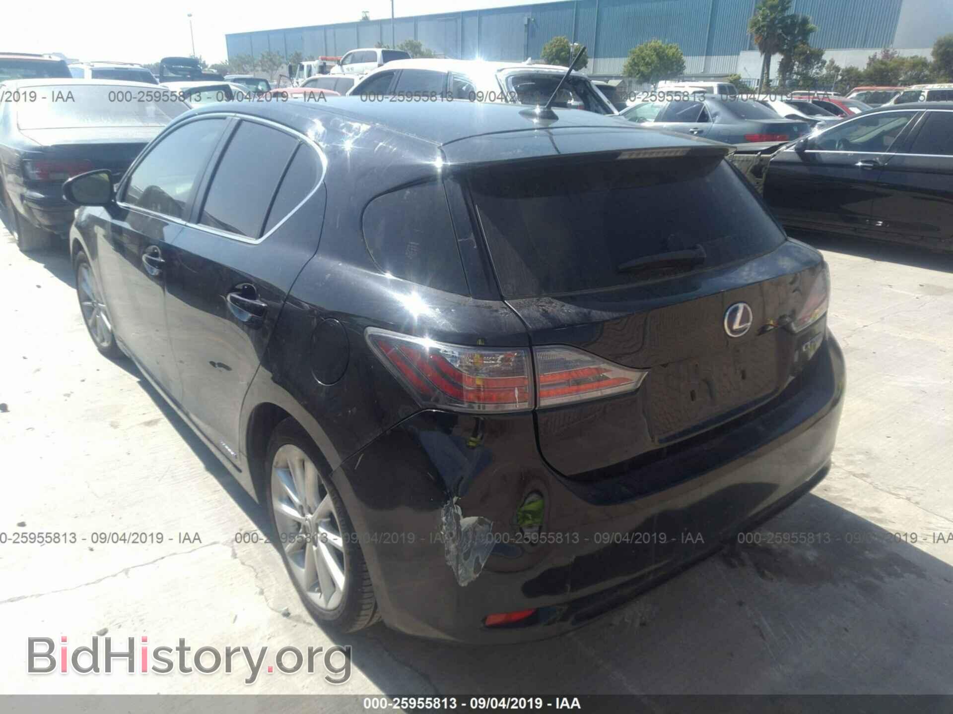 2012 LEXUS CT - VIN: JTHKD5BH3C2092323 - Фото 3