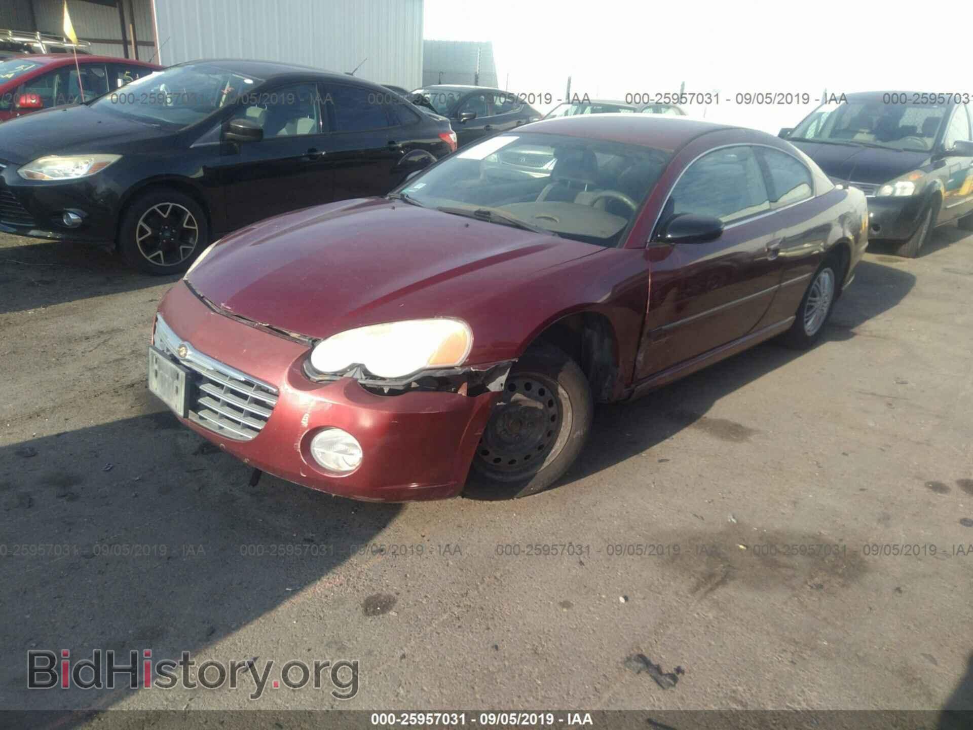 2004 CHRYSLER SEBRING - VIN: 4C3AG42G84E144831 - Фото 2