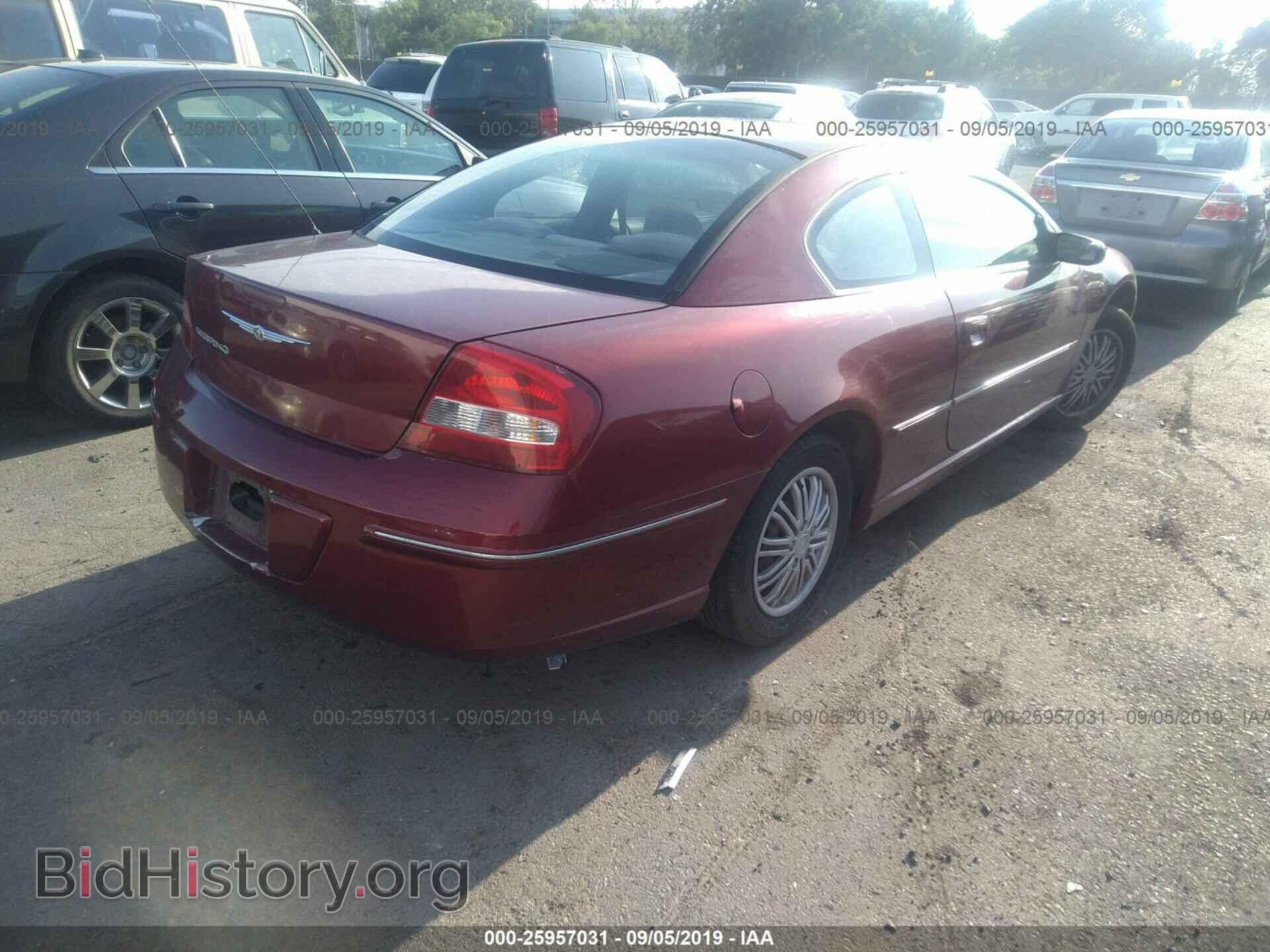 2004 CHRYSLER SEBRING - VIN: 4C3AG42G84E144831 - Фото 4