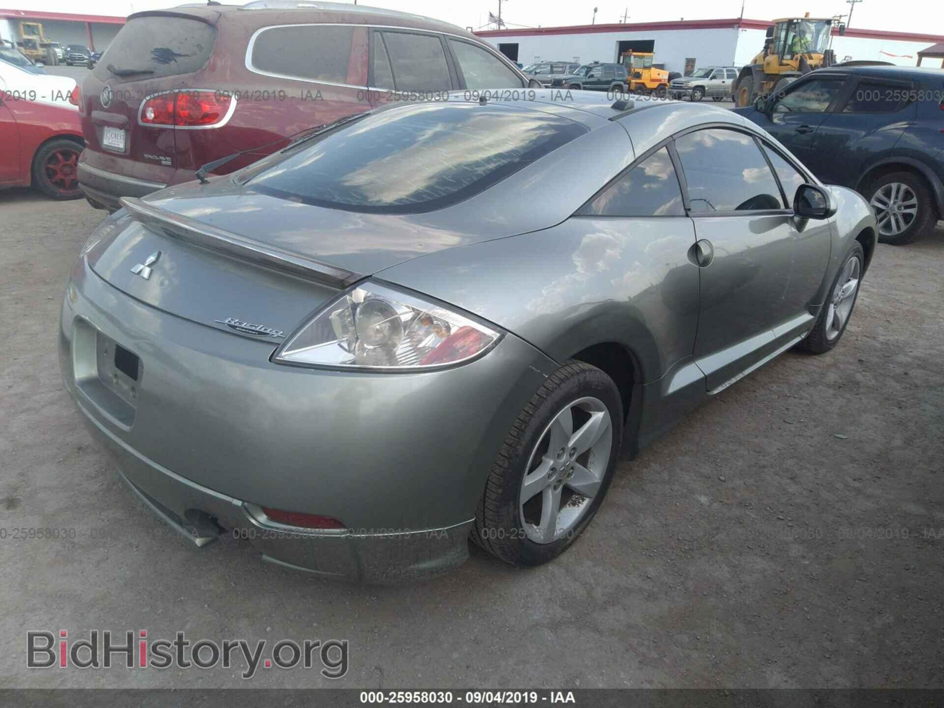 2008 MITSUBISHI ECLIPSE - VIN: 4A3AK24F98E007016 - Фото 4