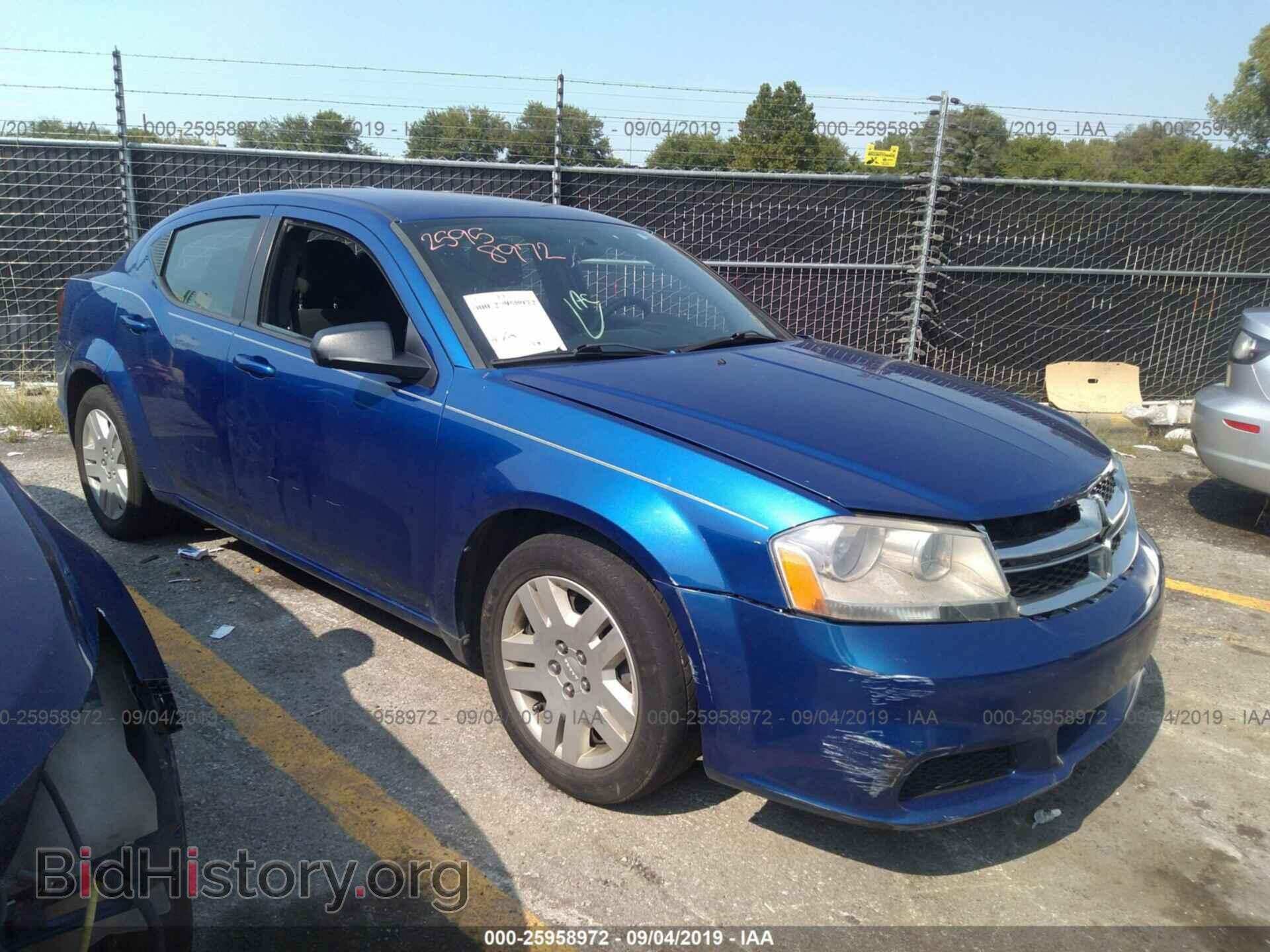 Photo 1C3CDZAB4DN753503 - DODGE AVENGER 2013