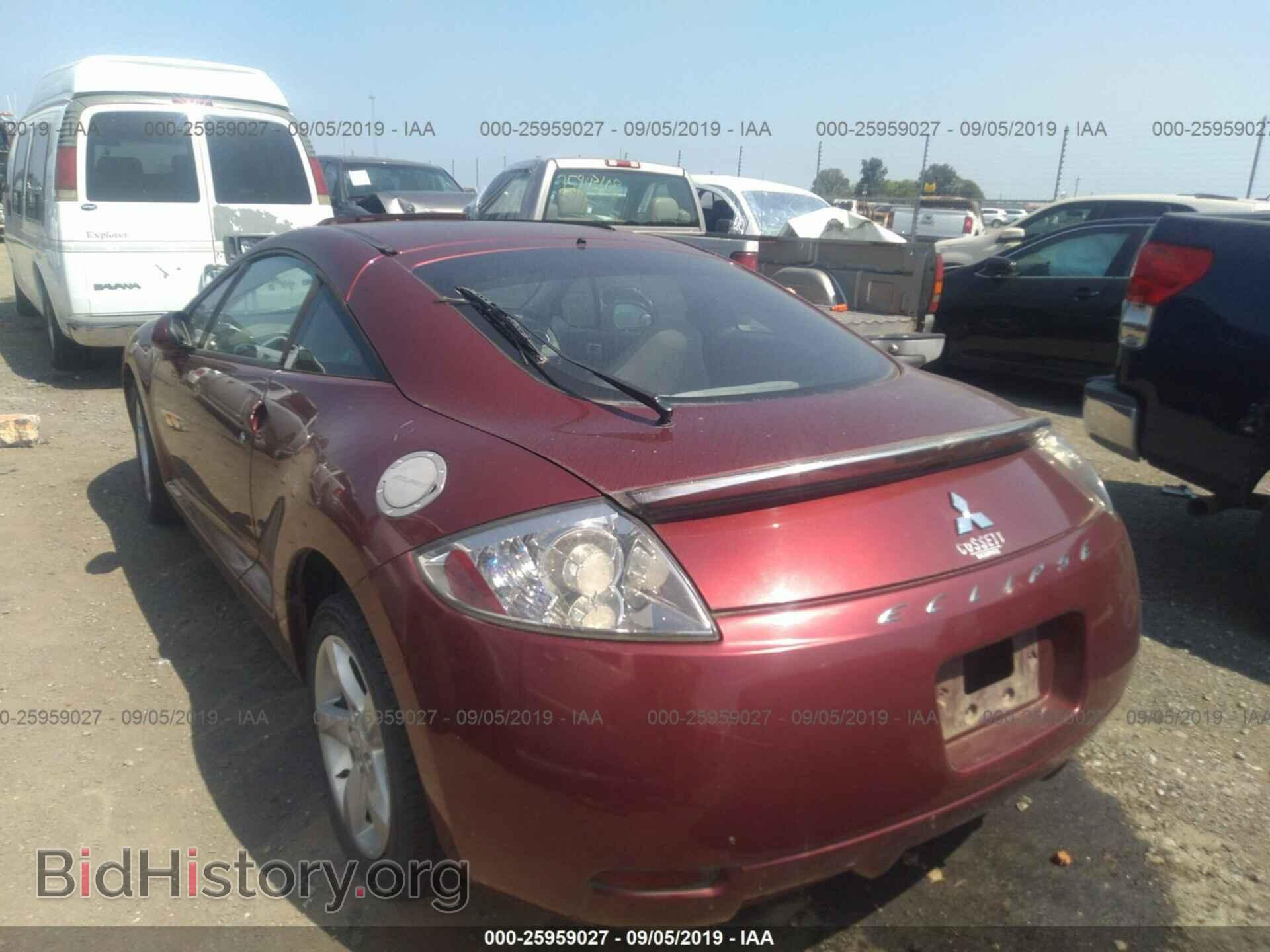 2007 MITSUBISHI ECLIPSE - VIN: 4A3AK24F57E012454 - Фото 3