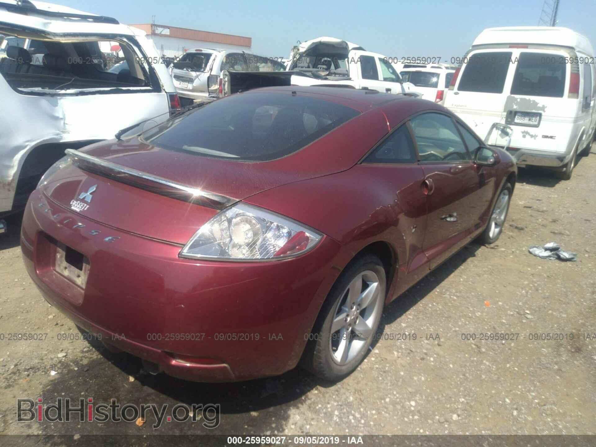 2007 MITSUBISHI ECLIPSE - VIN: 4A3AK24F57E012454 - Фото 4