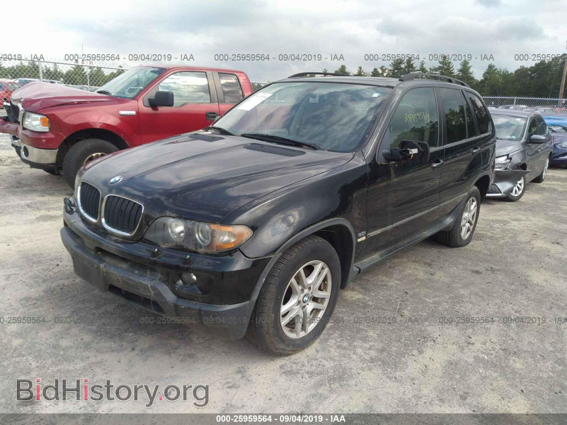 2006 BMW X5 - VIN: 5UXFA13576LY42599 - Фото 2