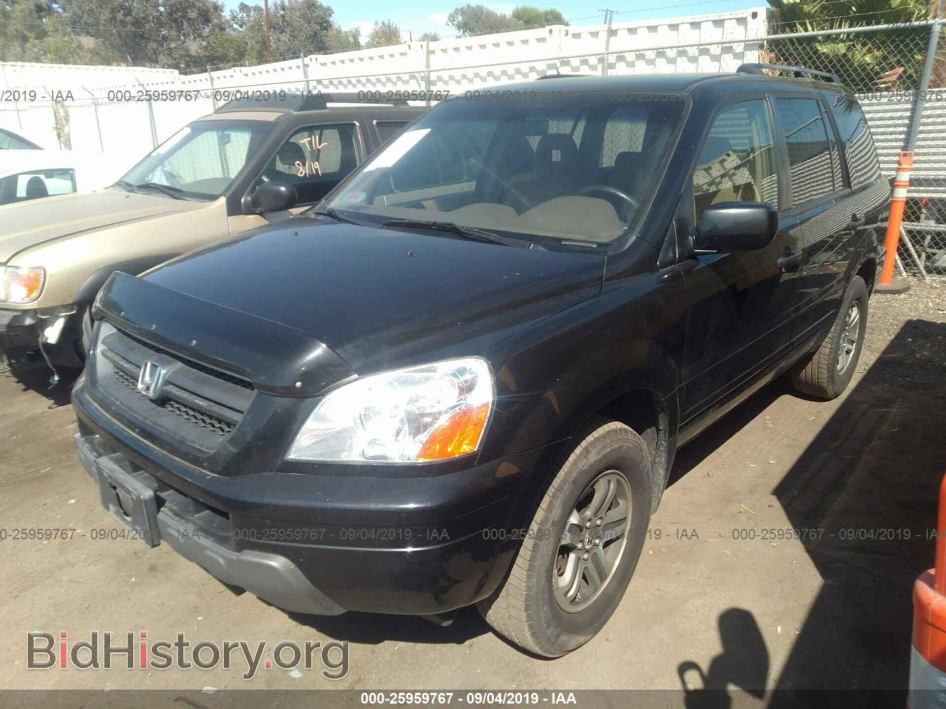 2005 HONDA PILOT - VIN: 2HKYF18425H546128 - Фото 2