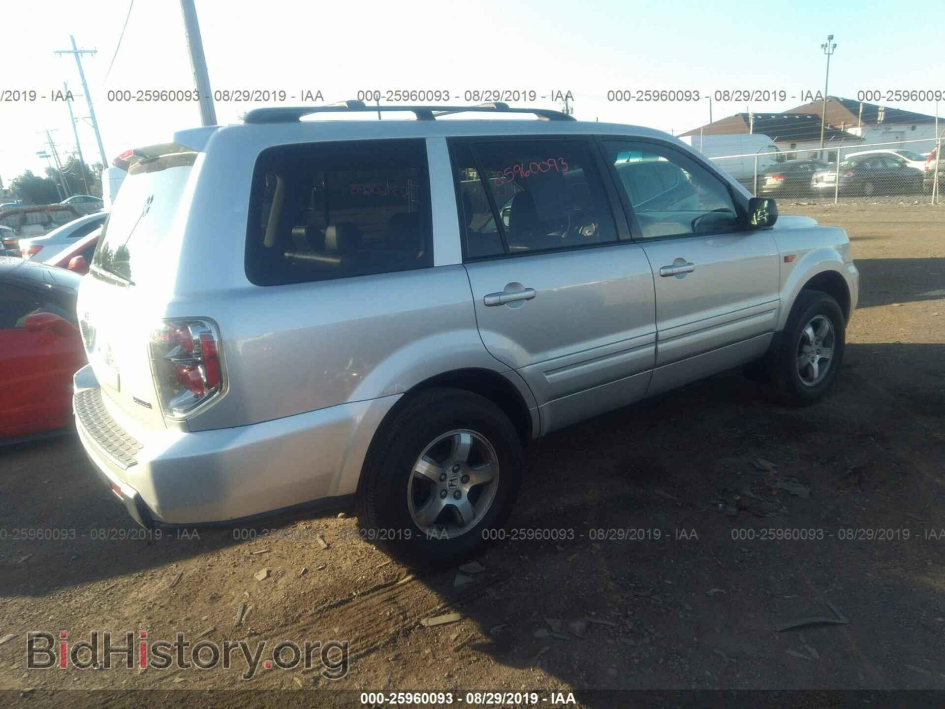 2006 HONDA PILOT - VIN: 2HKYF18716H525704 - Фото 4