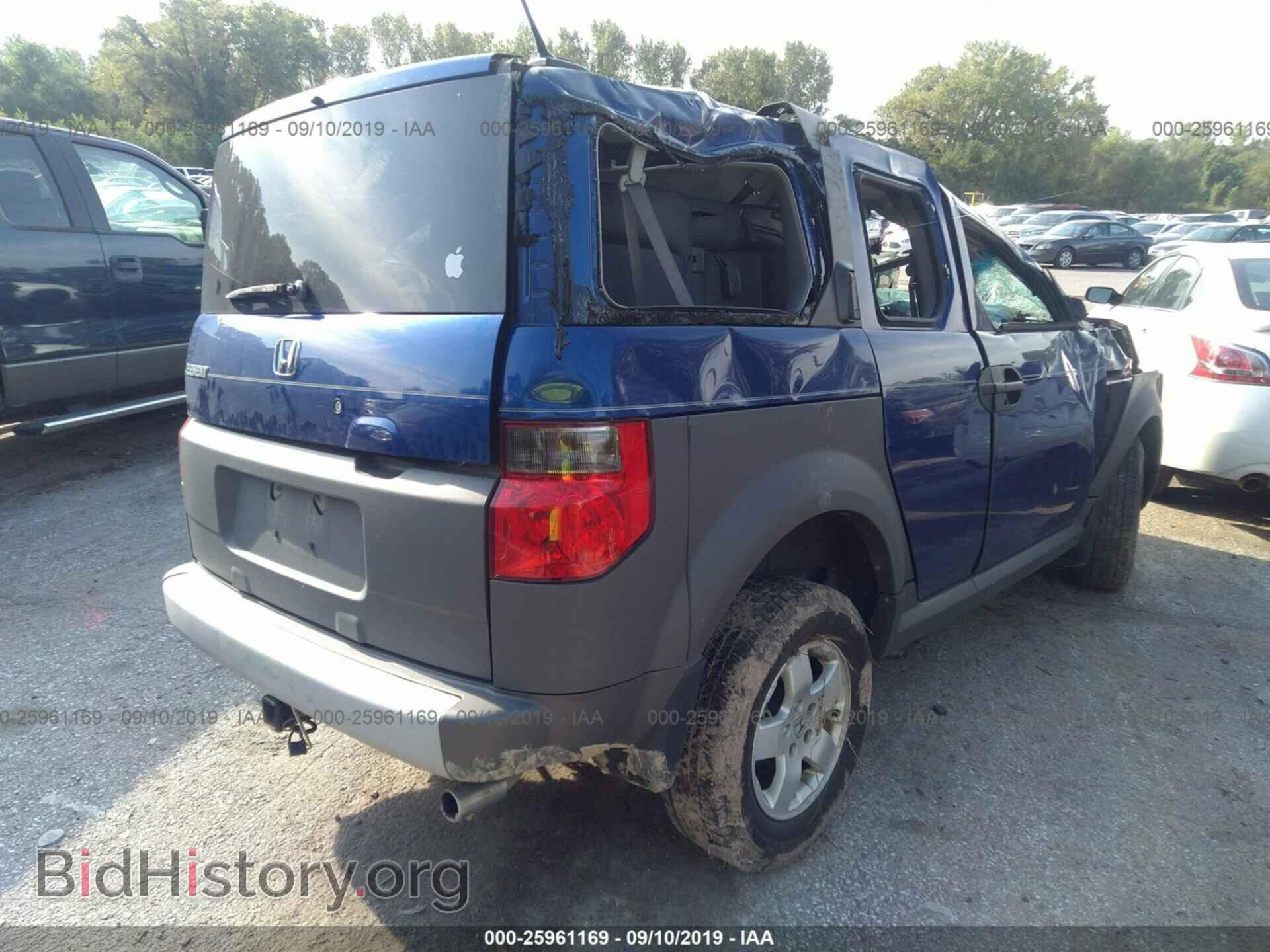 2005 HONDA ELEMENT - VIN: 5J6YH18655L001462 - Фото 4