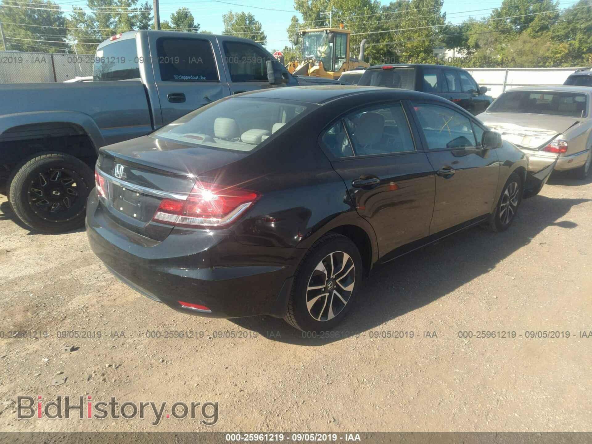 2013 HONDA CIVIC - VIN: 19XFB2F82DE008725 - Фото 4