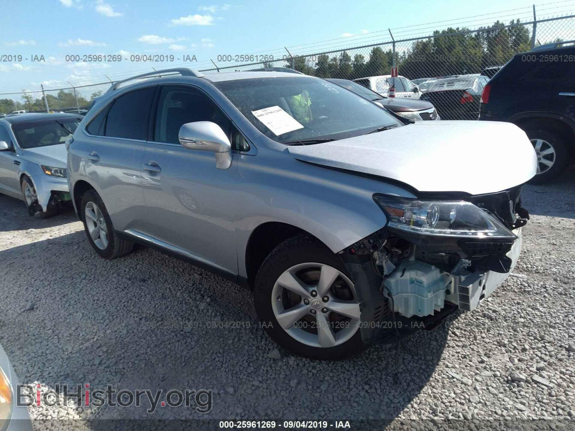 Фотография 2T2BK1BA7DC180289 - LEXUS RX 2013