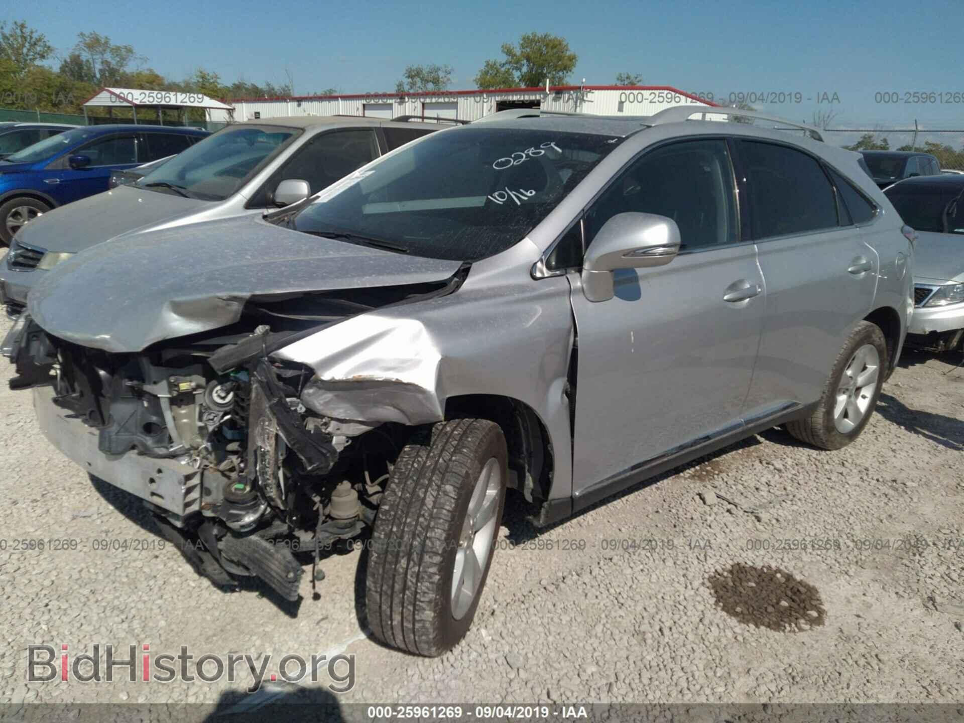 2013 LEXUS RX - VIN: 2T2BK1BA7DC180289 - Фото 2