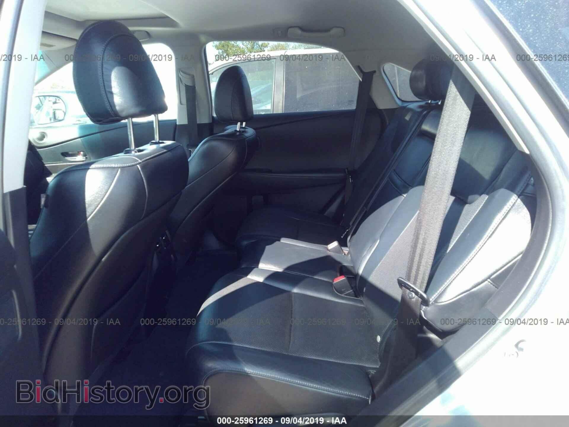 2013 LEXUS RX - VIN: 2T2BK1BA7DC180289 - Фото 8