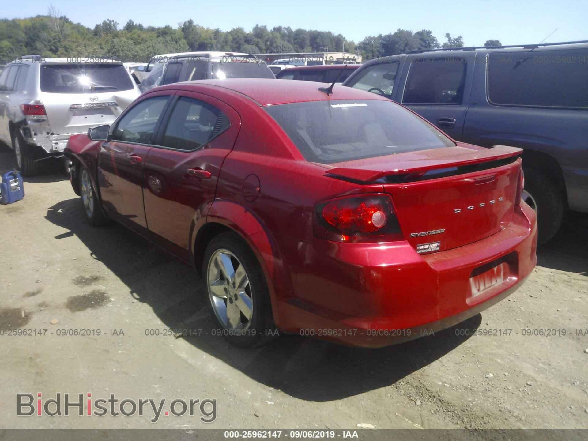 2014 DODGE AVENGER - VIN: 1C3CDZAB6EN153969 - Фото 3