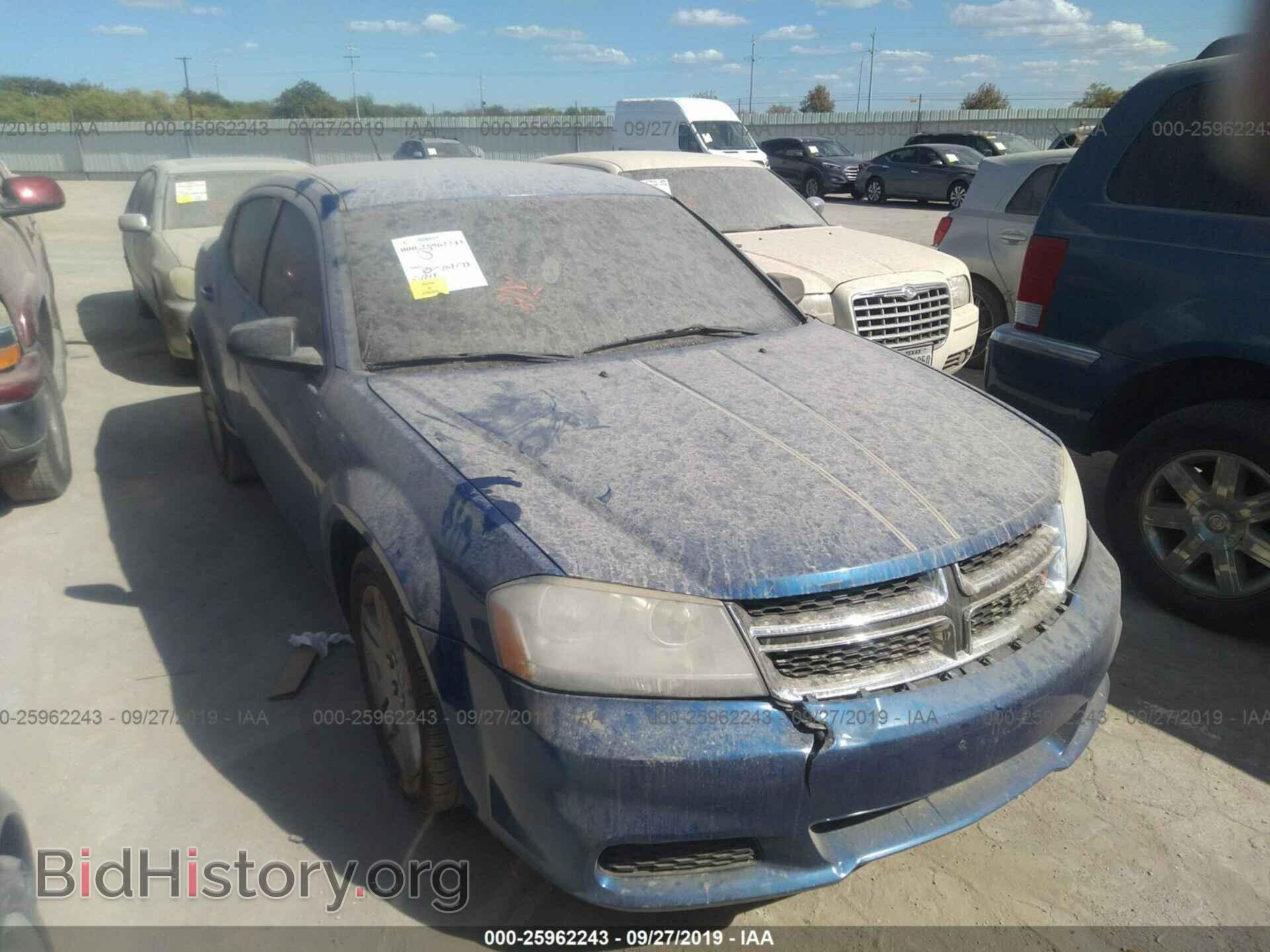 Photo 1C3CDZAB7EN110628 - DODGE AVENGER 2014