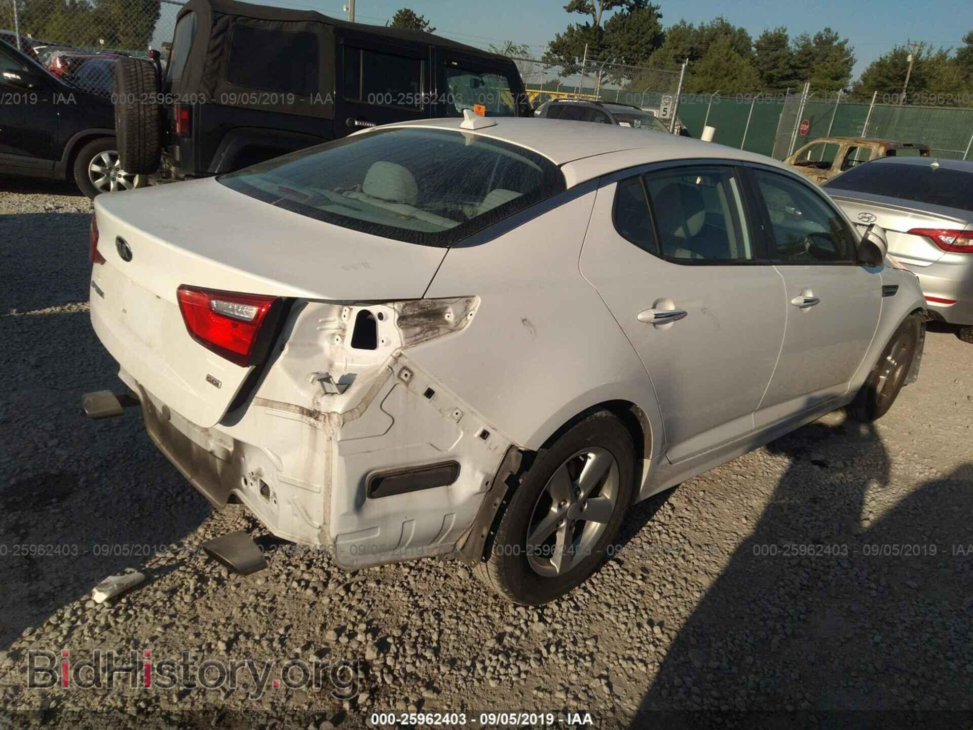 2015 KIA OPTIMA - VIN: 5XXGM4A78FG428833 - Photo 4