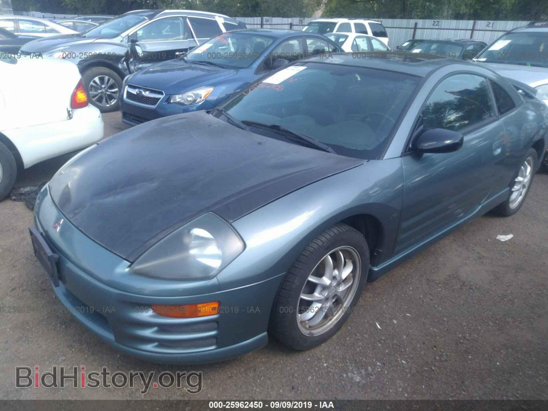 2001 MITSUBISHI ECLIPSE - VIN: 4A3AC54H41E197801 - Фото 2