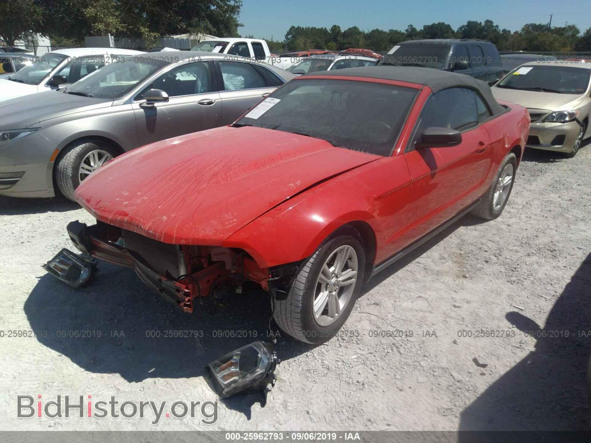2012 FORD MUSTANG - VIN: 1ZVBP8EM7C5257093 - Фото 2
