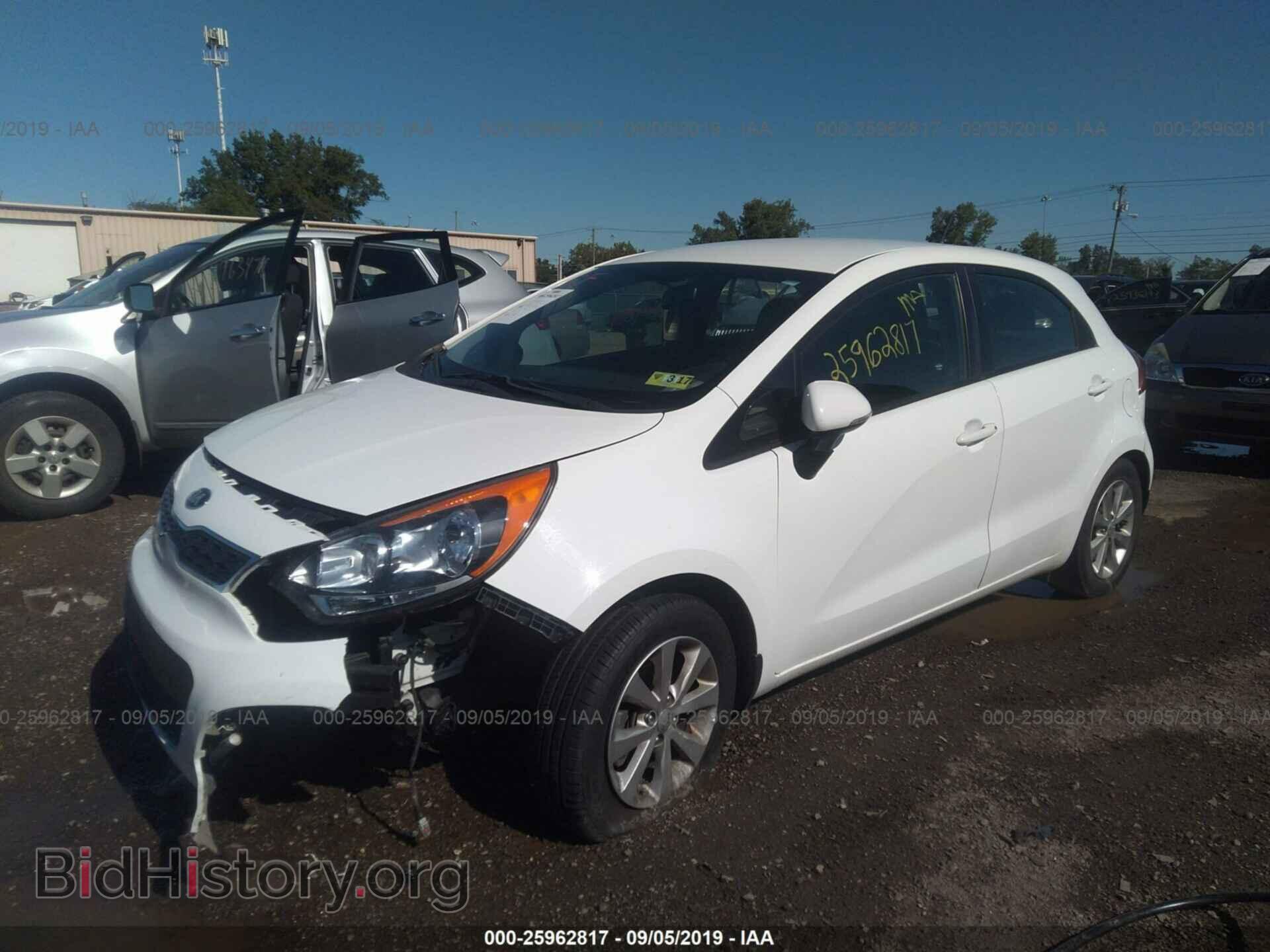 2014 KIA RIO - VIN: KNADN5A38E6410362 - Фото 2