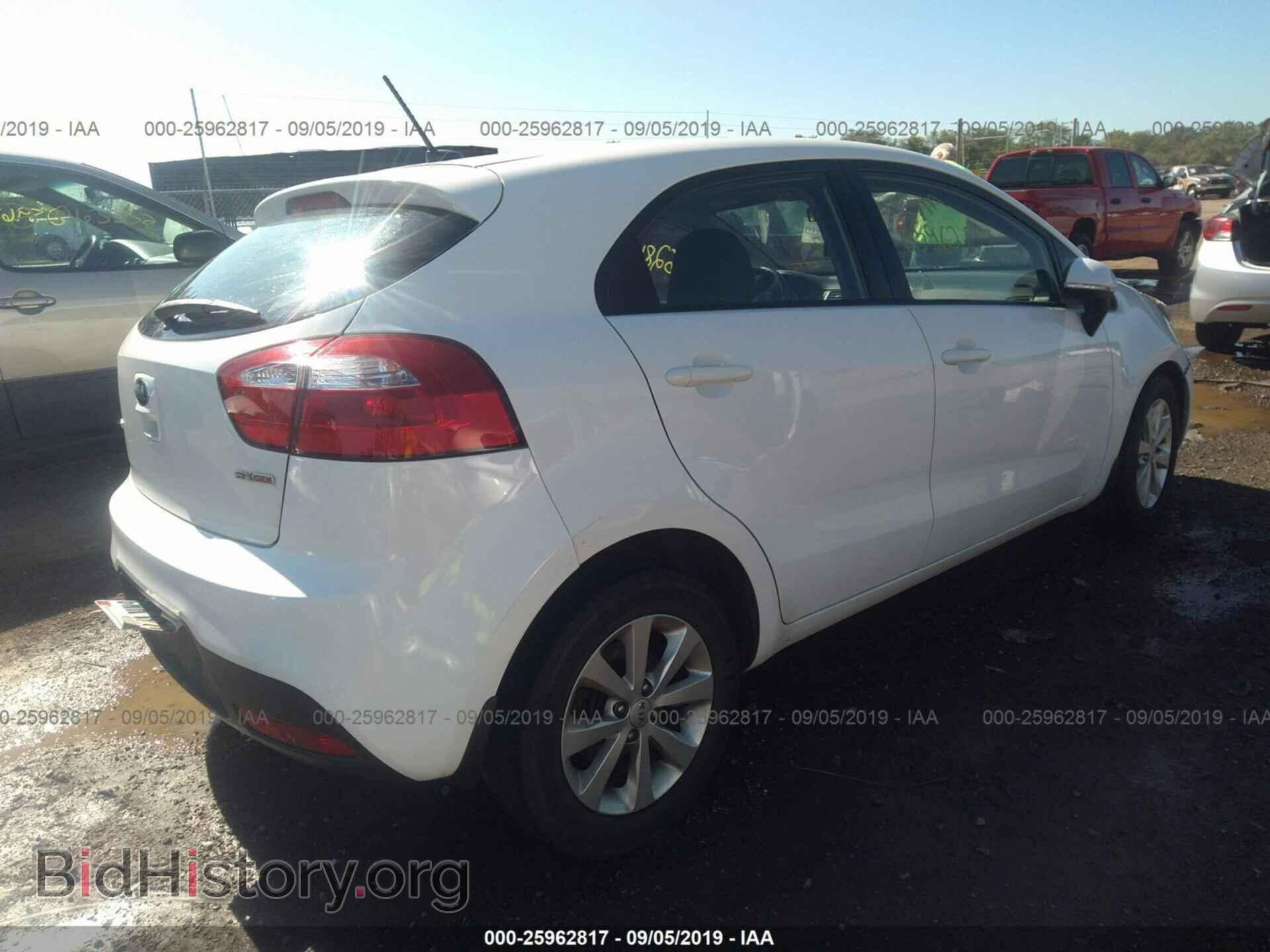 2014 KIA RIO - VIN: KNADN5A38E6410362 - Фото 4