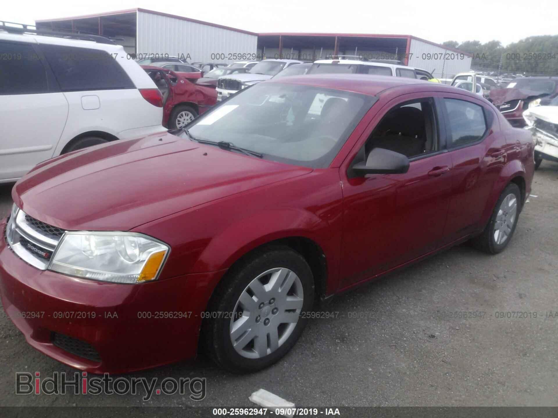 2012 DODGE AVENGER - VIN: 1C3CDZAB3CN214434 - Фото 2