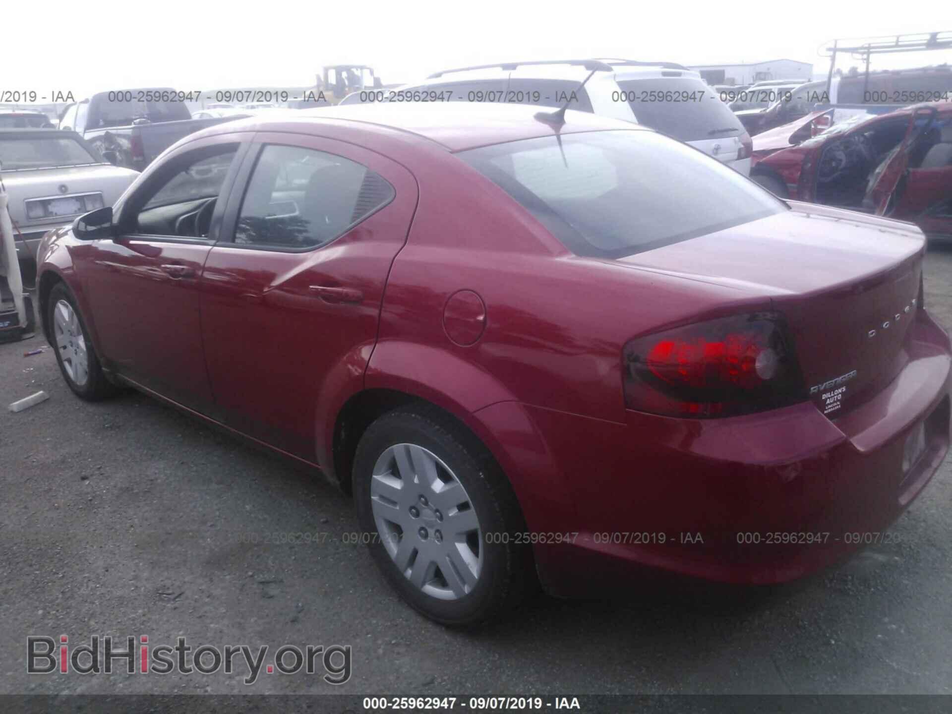 2012 DODGE AVENGER - VIN: 1C3CDZAB3CN214434 - Фото 3