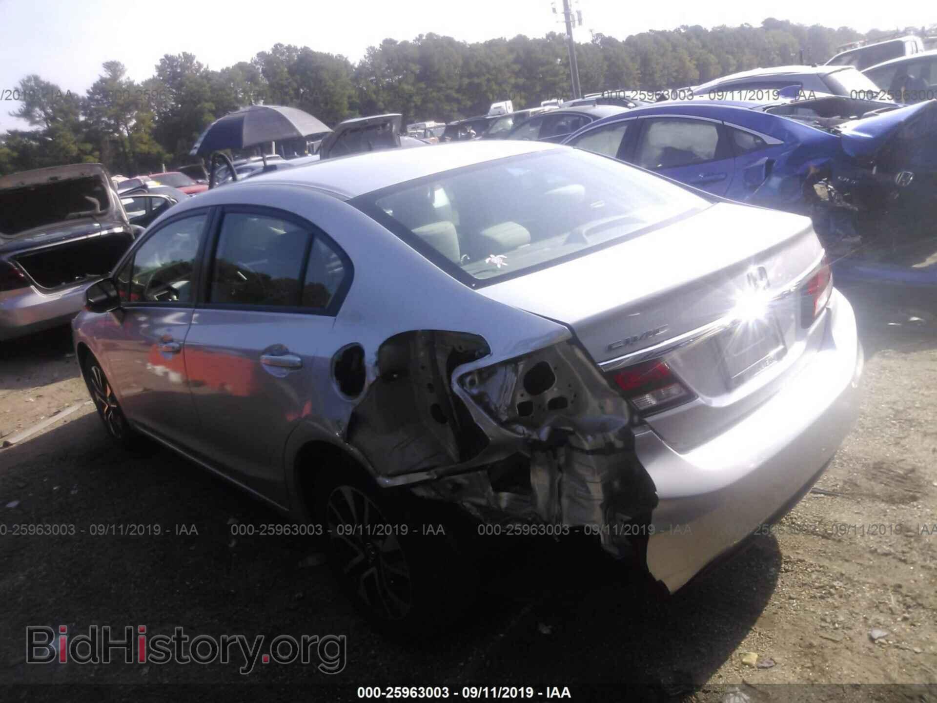 2013 HONDA CIVIC - VIN: 2HGFB2F84DH509637 - Фото 3