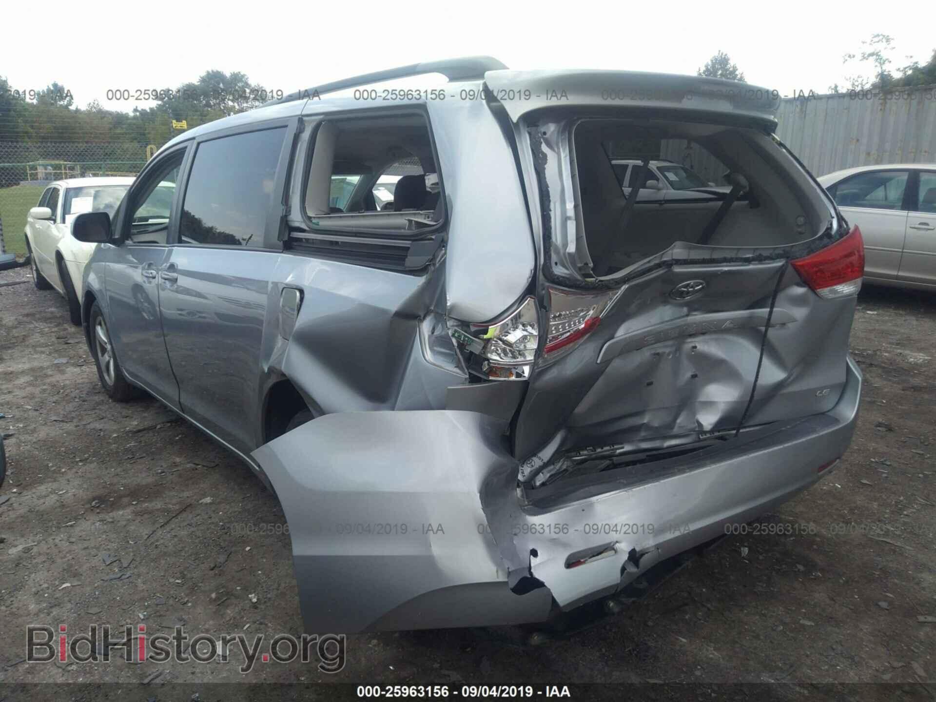 2012 TOYOTA SIENNA - VIN: 5TDKK3DC4CS238959 - Фото 3