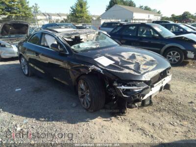 2014 Audi A5 Premium Plus, black — VIN WAULFAFR0EA042870, IAAI