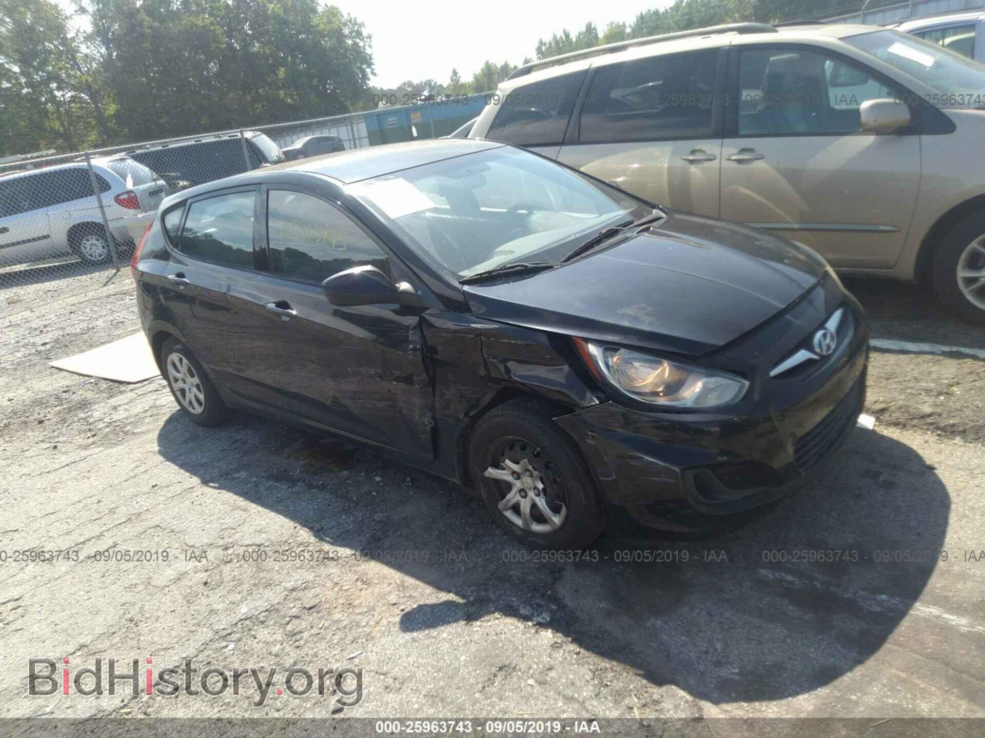 Photo KMHCT5AE9CU030330 - HYUNDAI ACCENT 2012