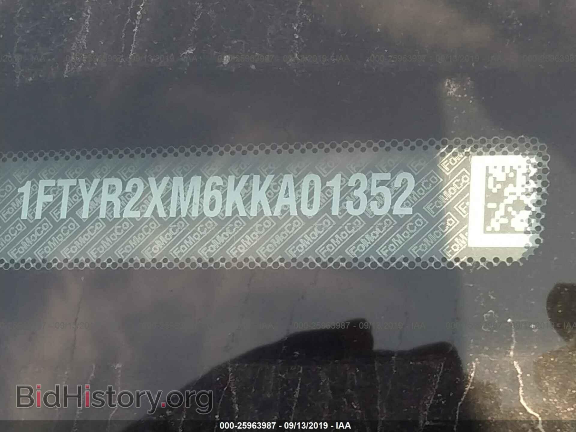 2019 FORD TRANSIT - VIN: 1FTYR2XM6KKA01352 - Фото 9